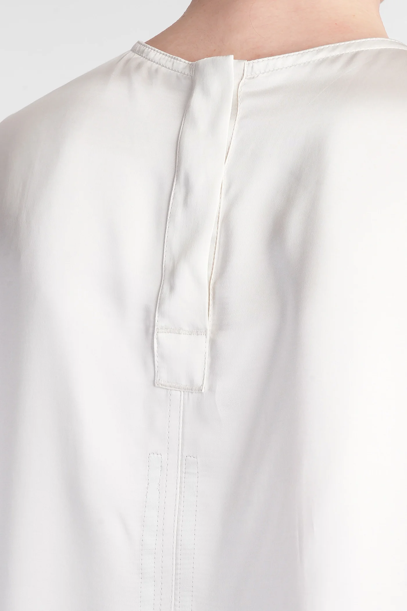 Tommy top T-Shirt in beige acetate - Image 5