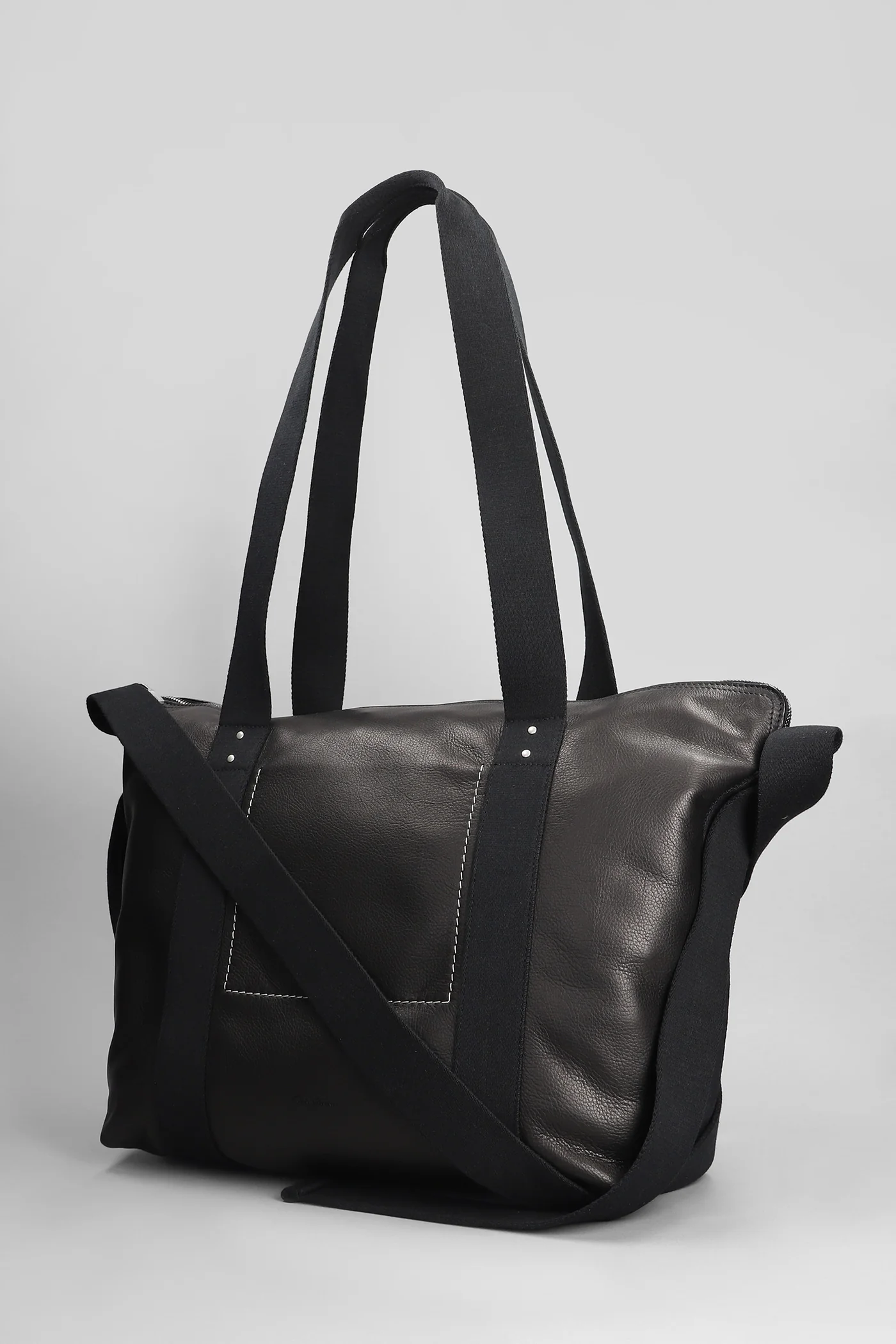 Trolley Shoulder bag in black leather - Image 2