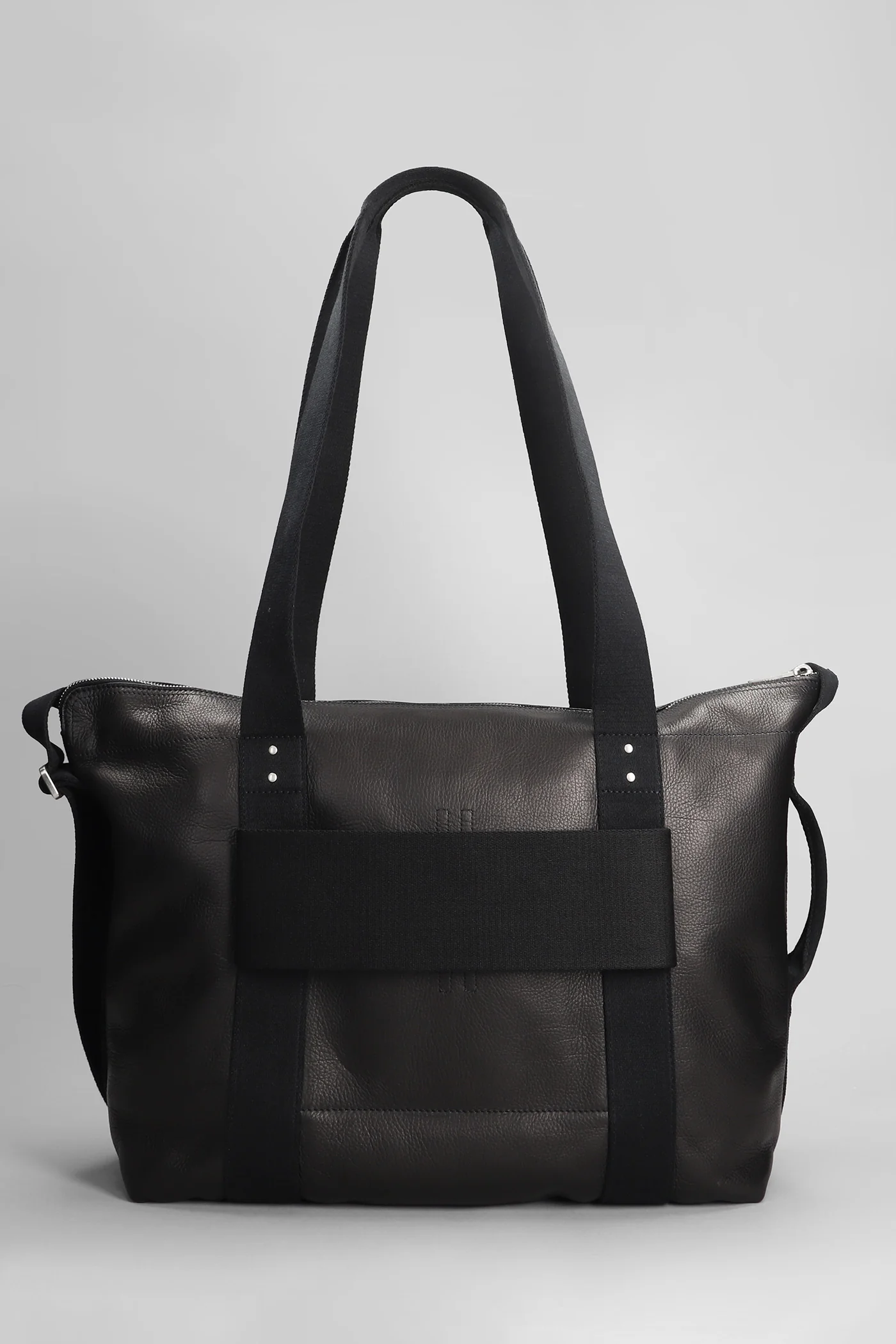 Trolley Shoulder bag in black leather - Image 3