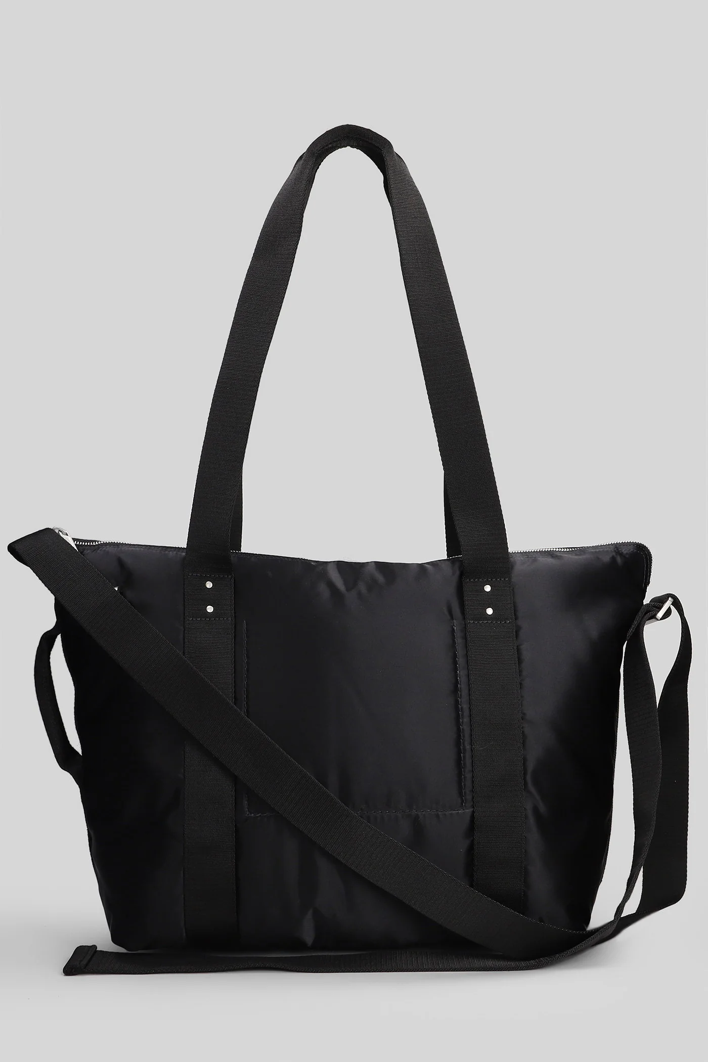 Trolley Tote in black polyamide