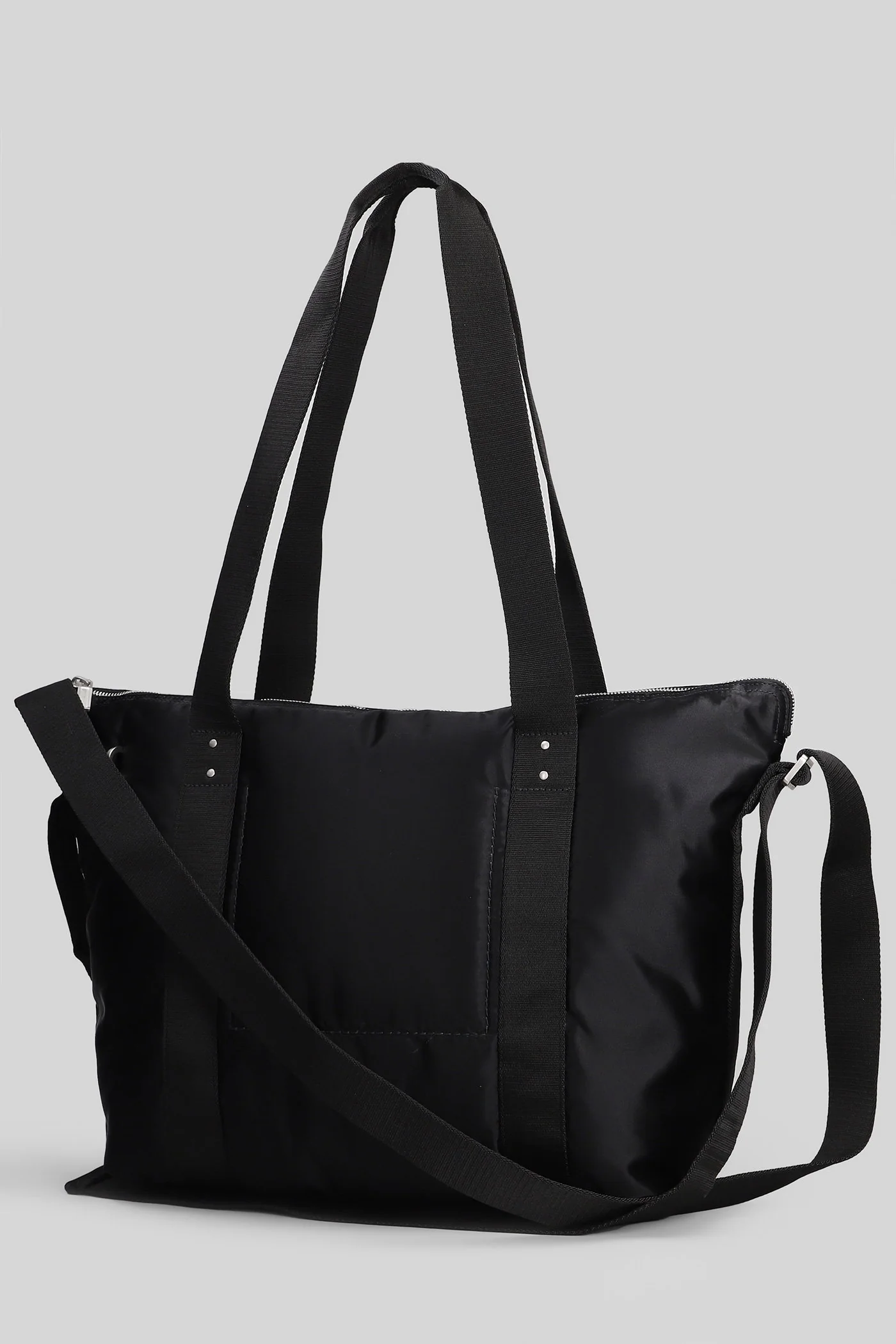 Trolley Tote in black polyamide - Image 2