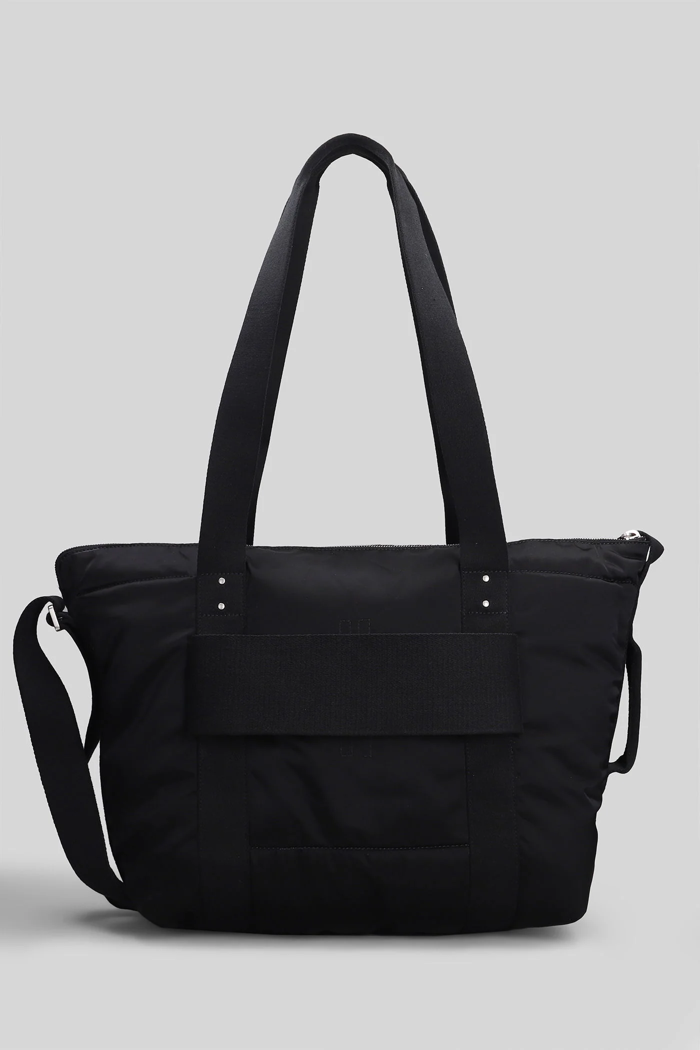 Trolley Tote in black polyamide - Image 3