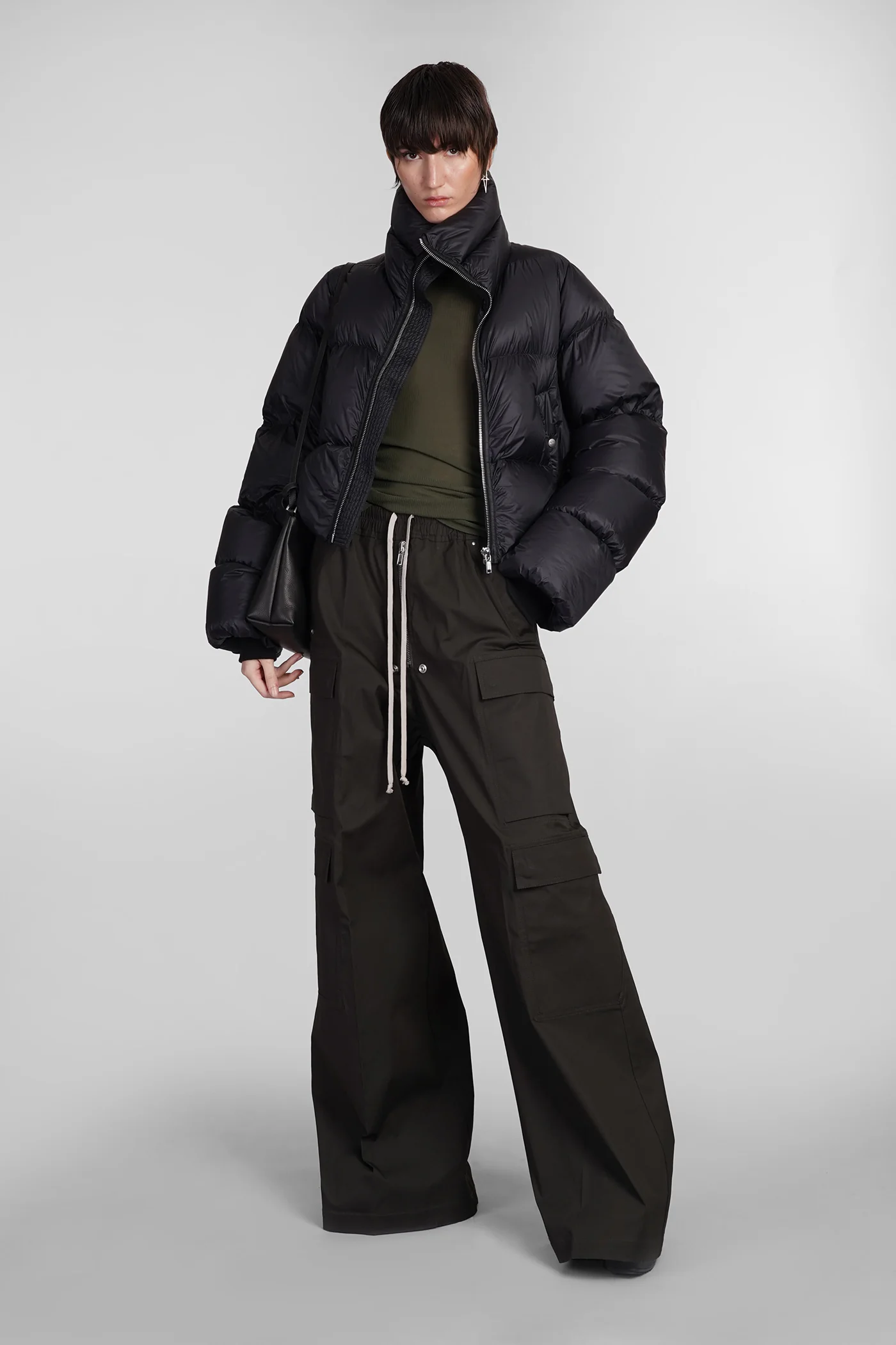 Turtle jkt puffer in black polyamide - Image 2