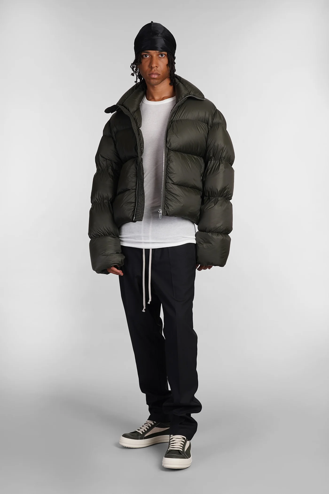 Turtle jkt puffer in green polyamide - Image 2