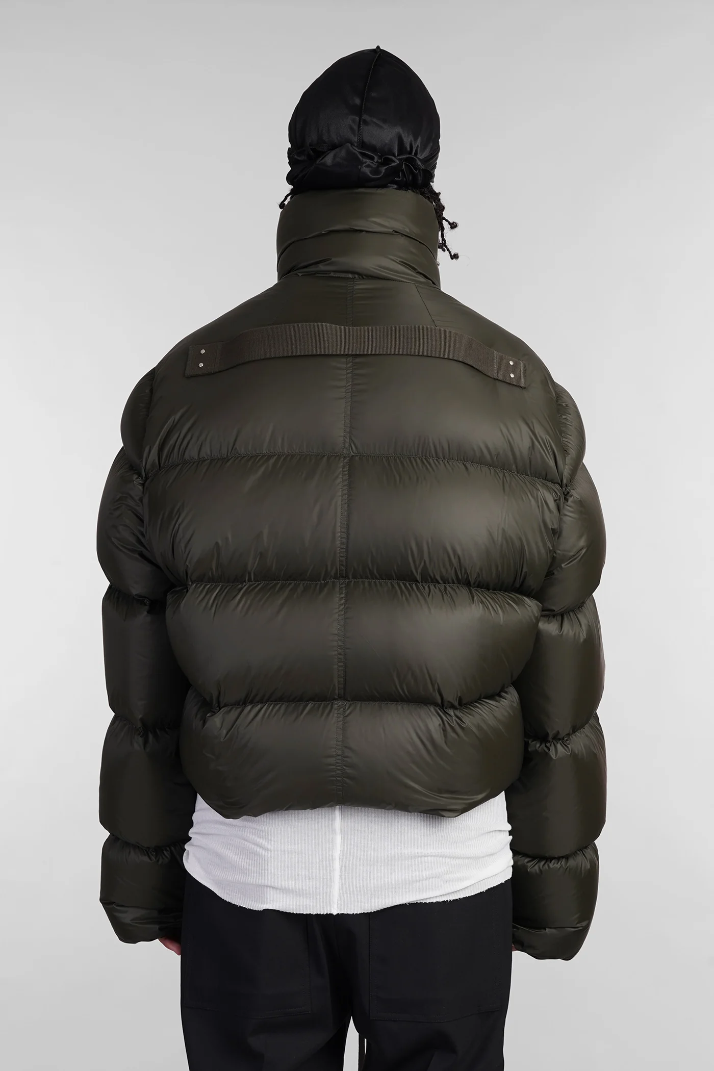 Turtle jkt puffer in green polyamide - Image 3