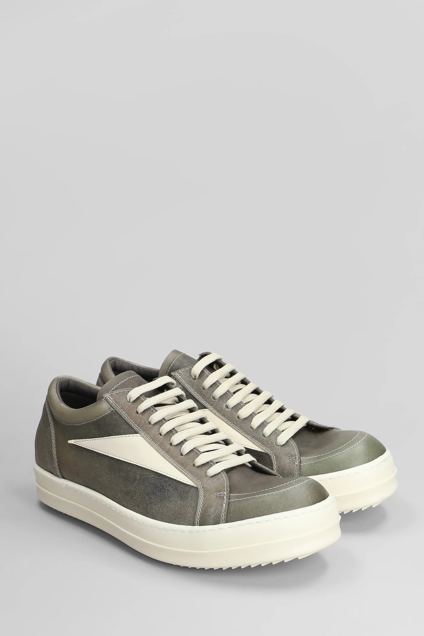 Vintage sneaks Sneakers in grey leather - Image 2