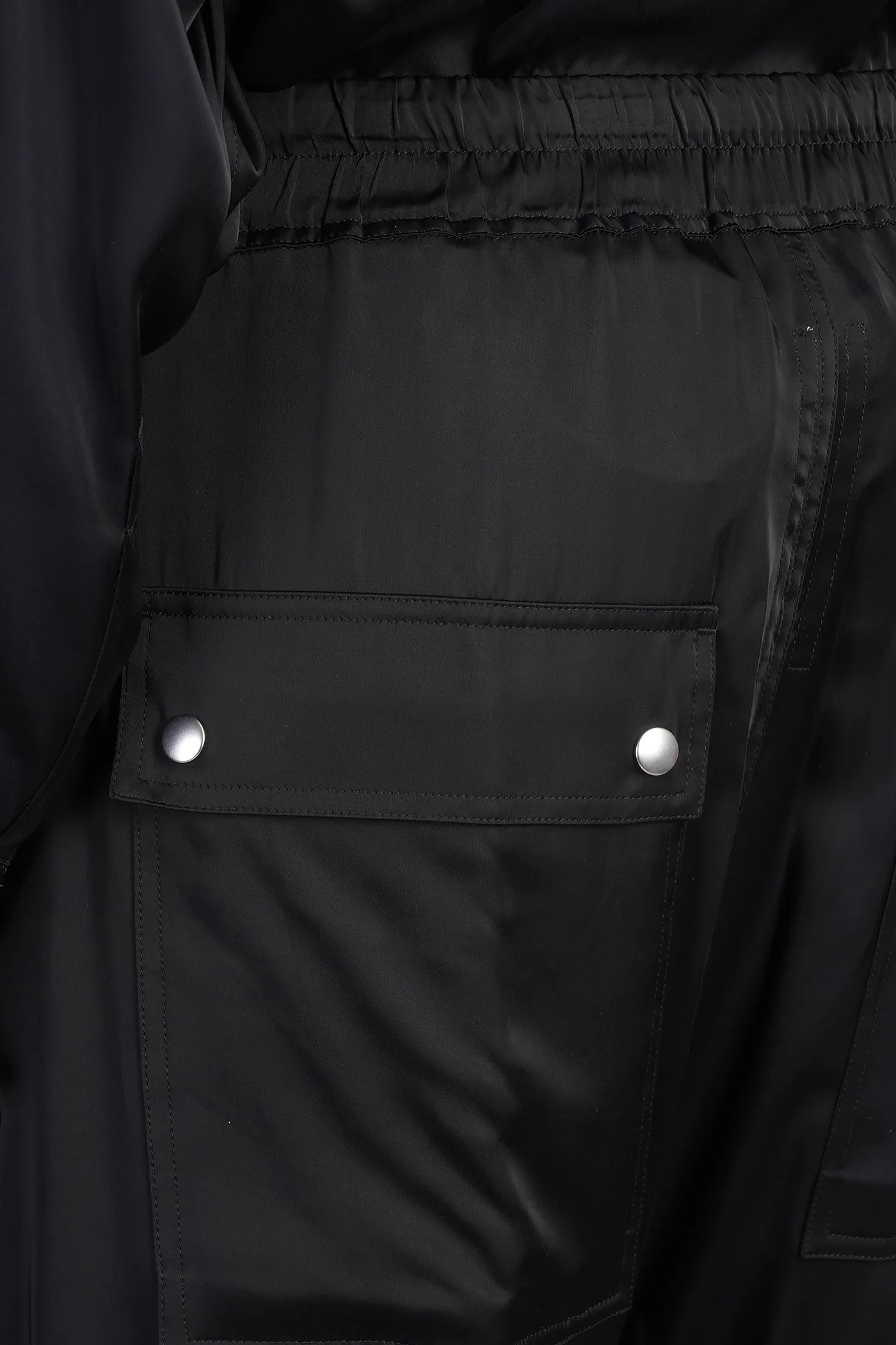 Wide bela pants Pants in black acetate - Image 5