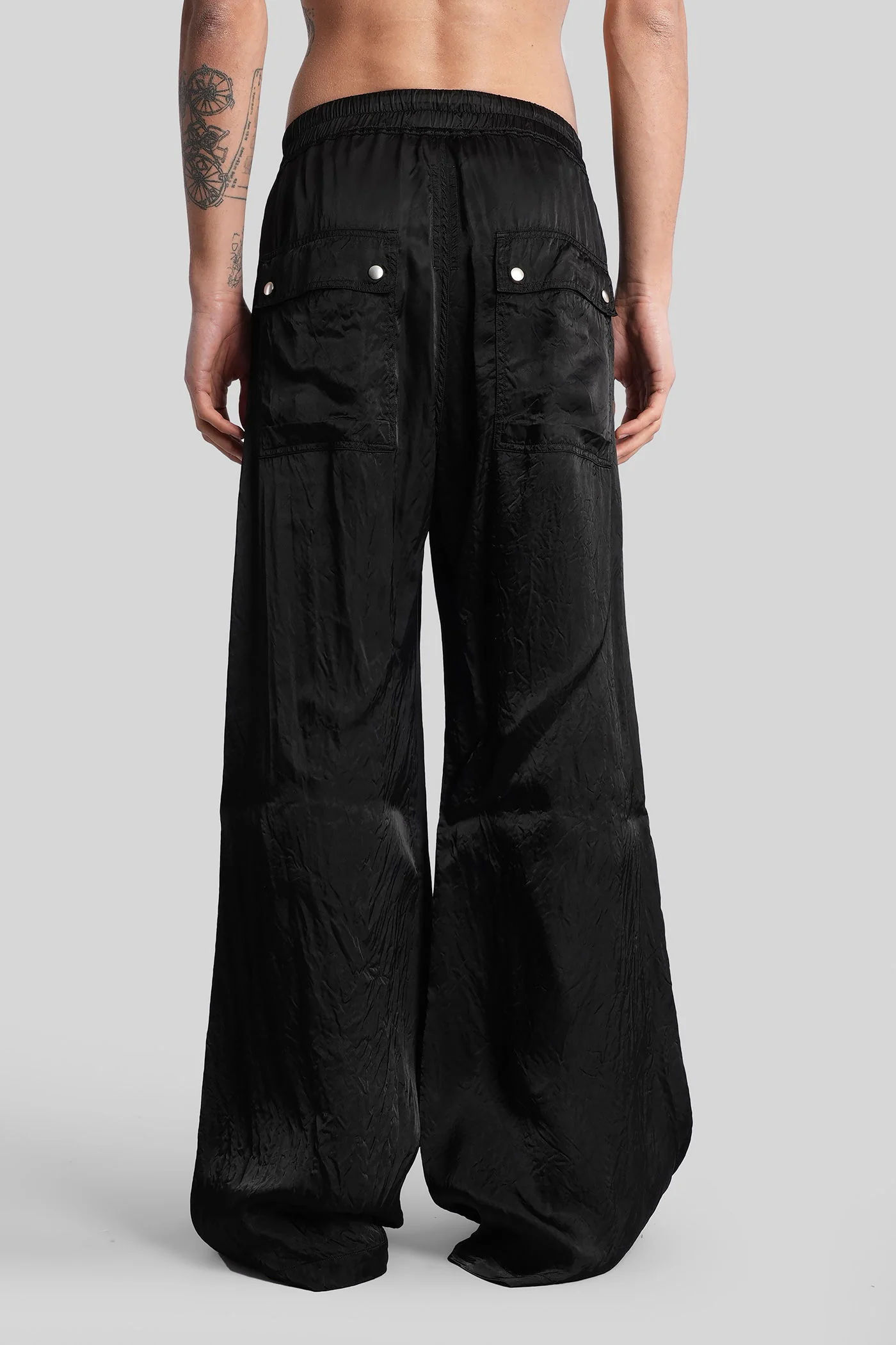 Wide bela pants Pants in black polyamide polyester - Image 3