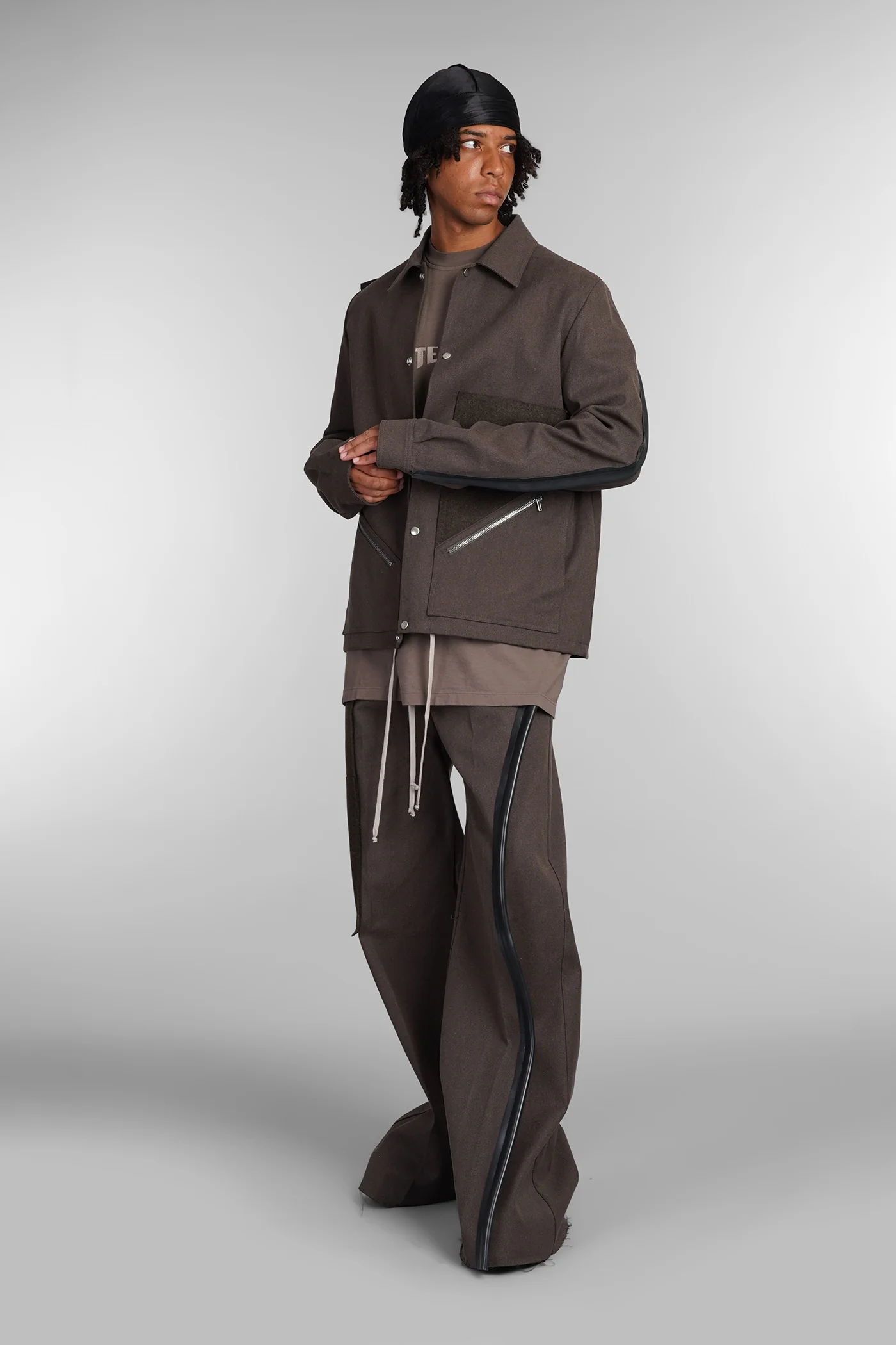 Wide bela pants Pants in brown cotton - Image 2