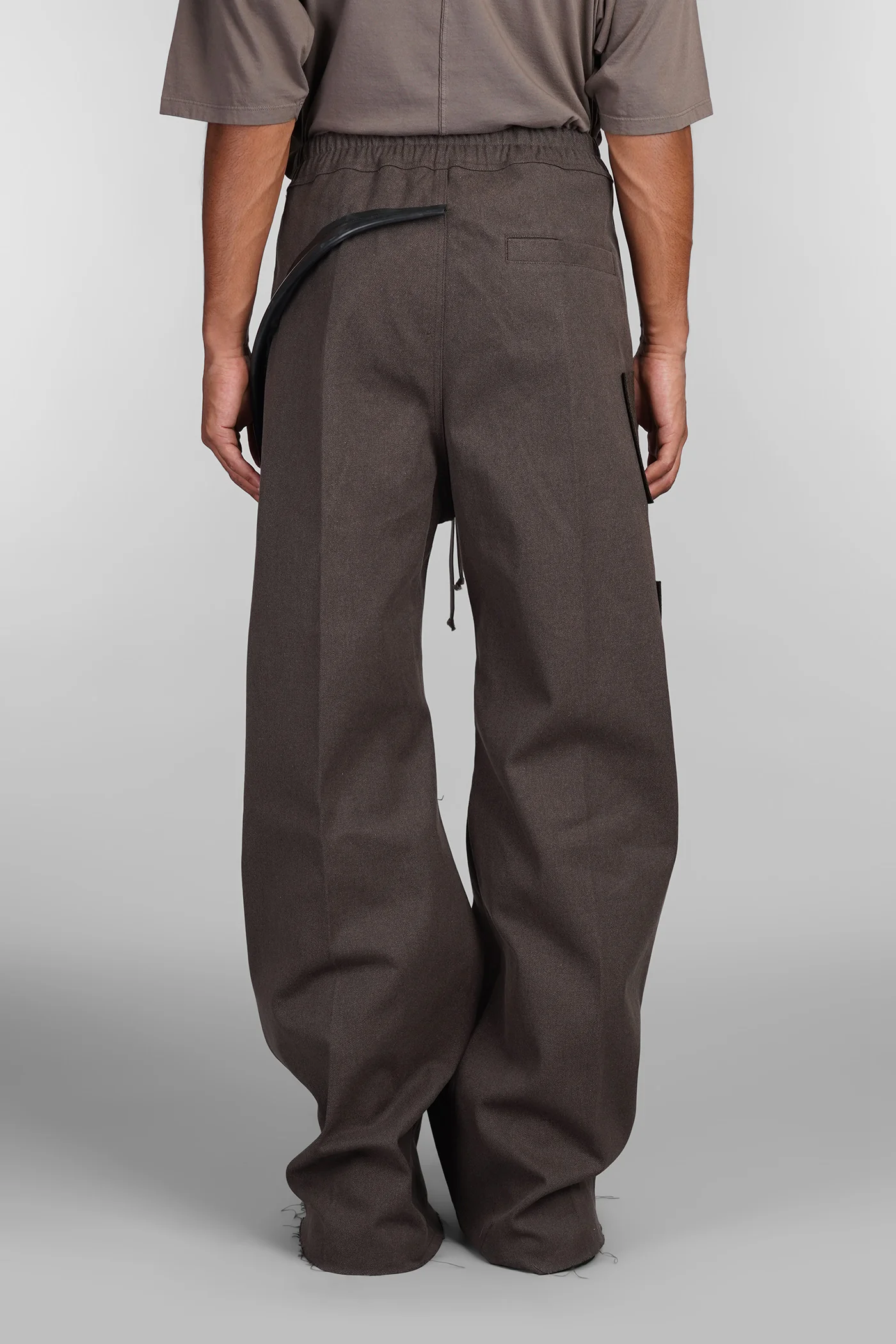 Wide bela pants Pants in brown cotton - Image 3
