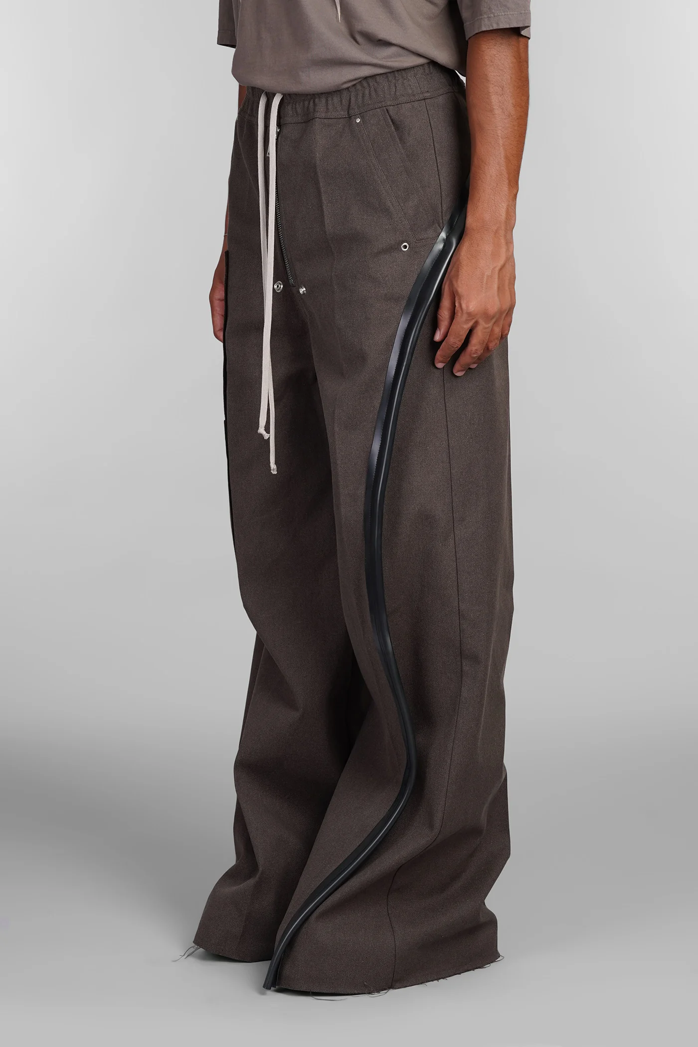 Wide bela pants Pants in brown cotton - Image 4