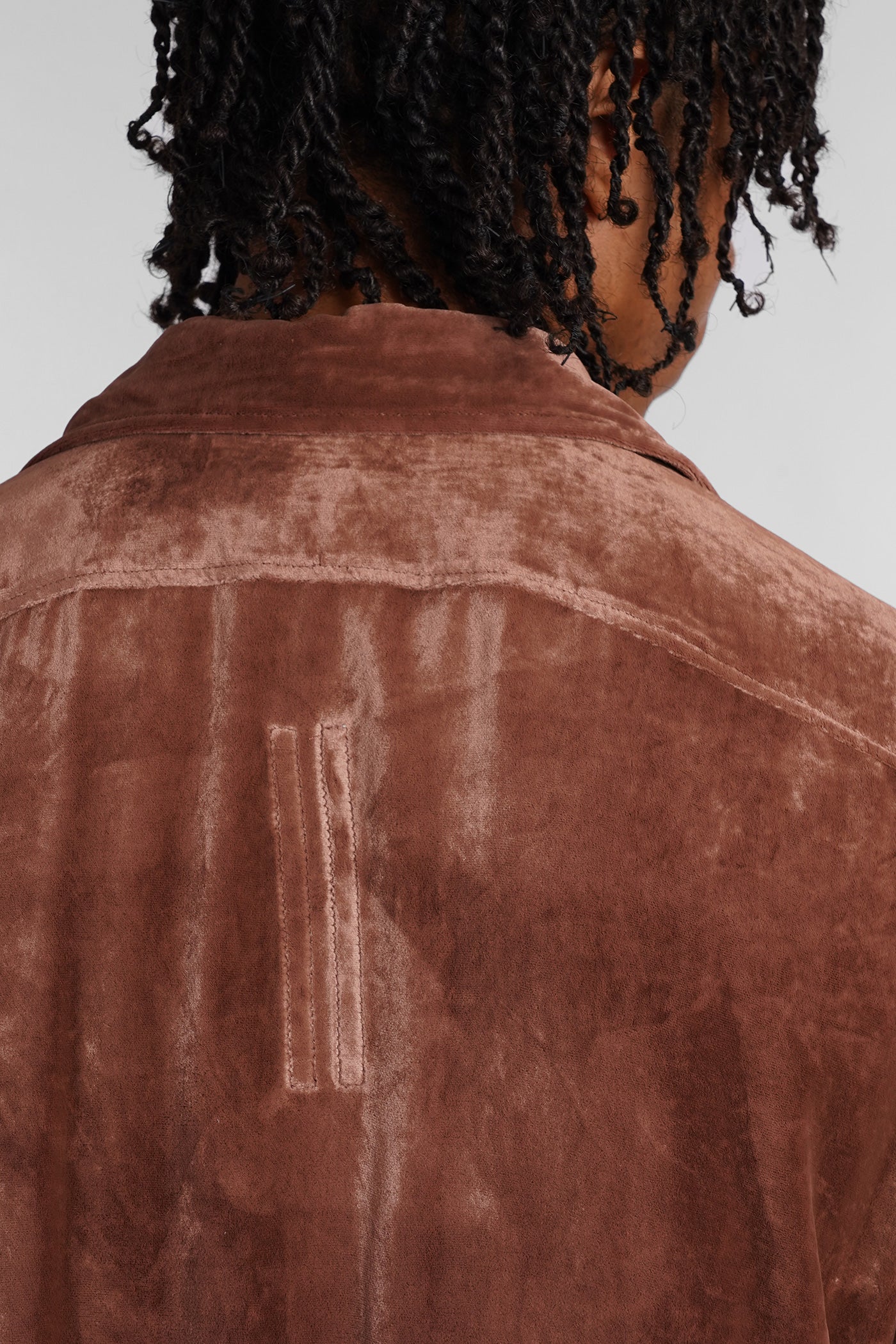 Work shirt Shirt in brown acetate - Image 5