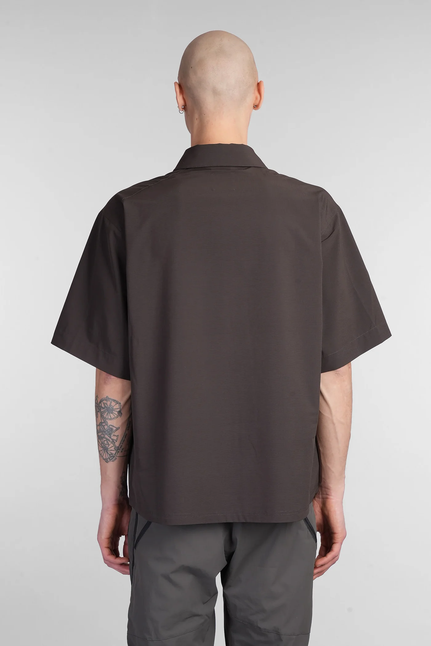 Dot Air Shirt Shirt in brown polyamide - Image 3