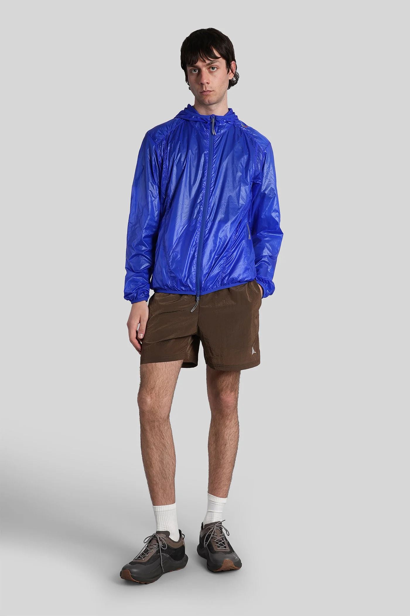 Hue packable wind jk Casual jacket in blue polyamide - Image 2