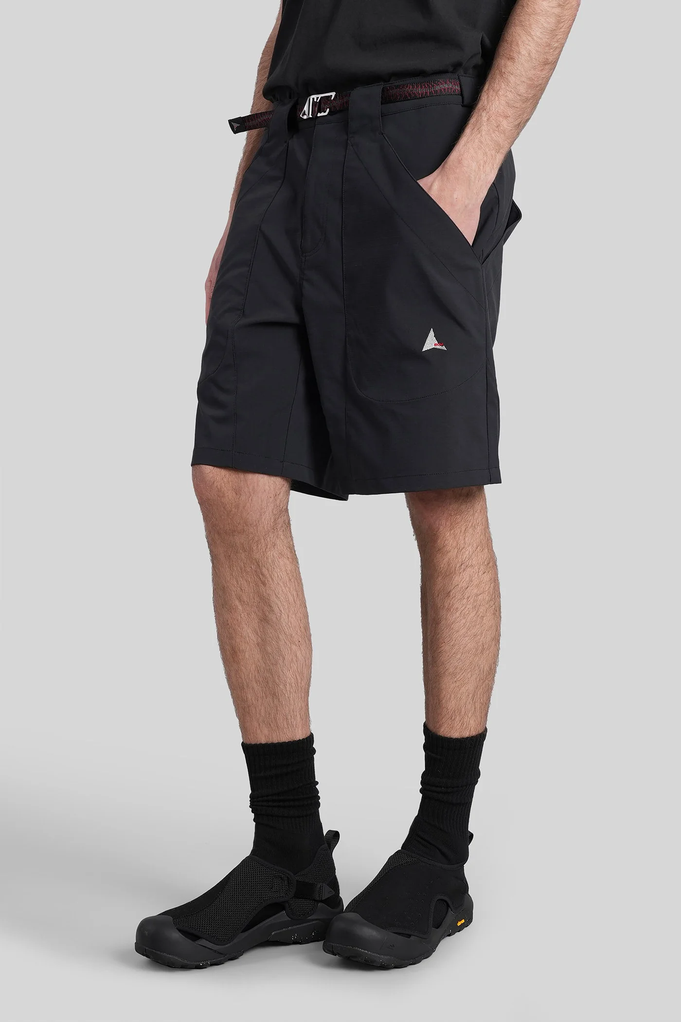 Lolotte ripstop shor Shorts in black polyester - Image 4