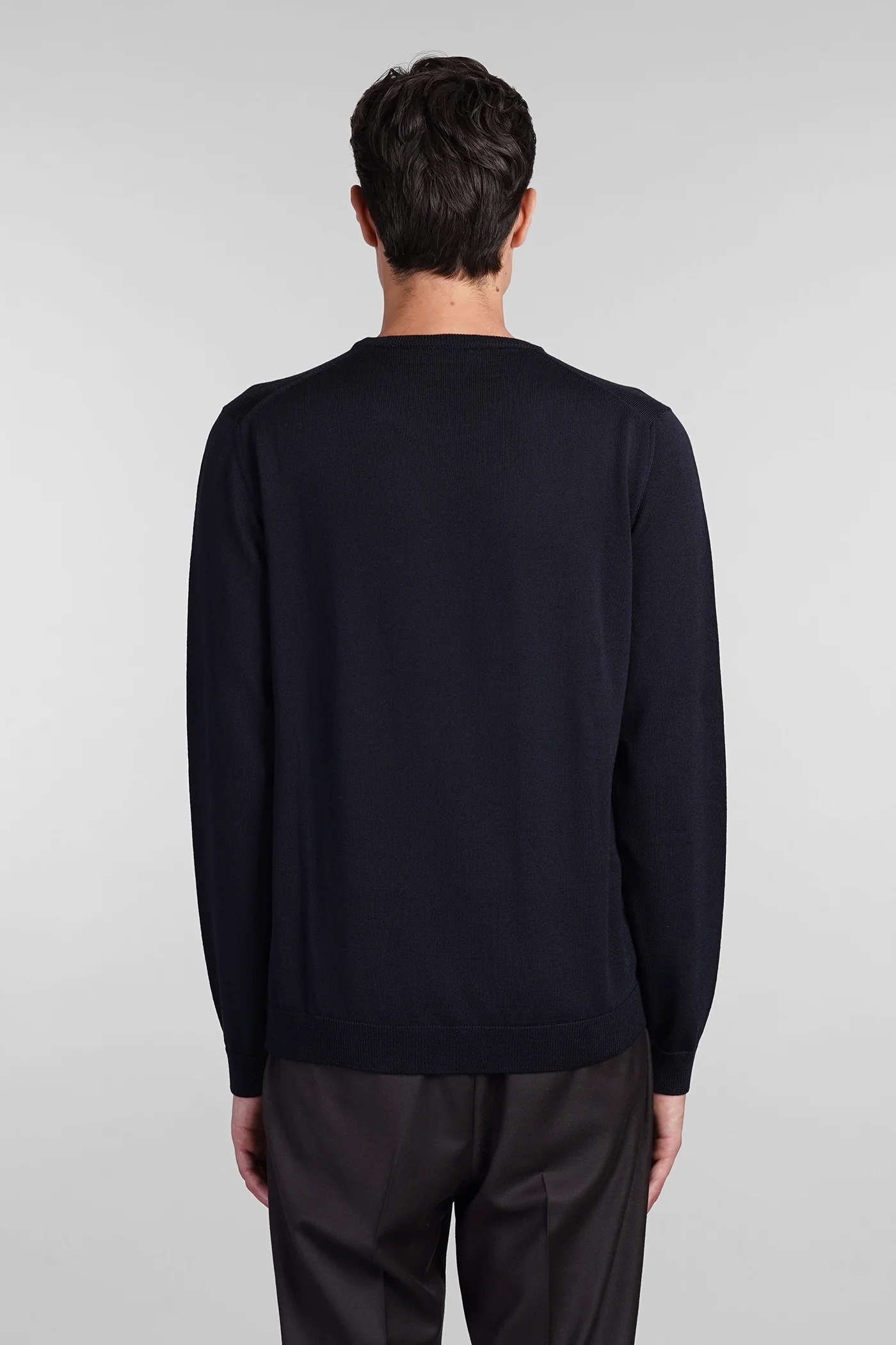 Knitwear in blue wool - Image 3