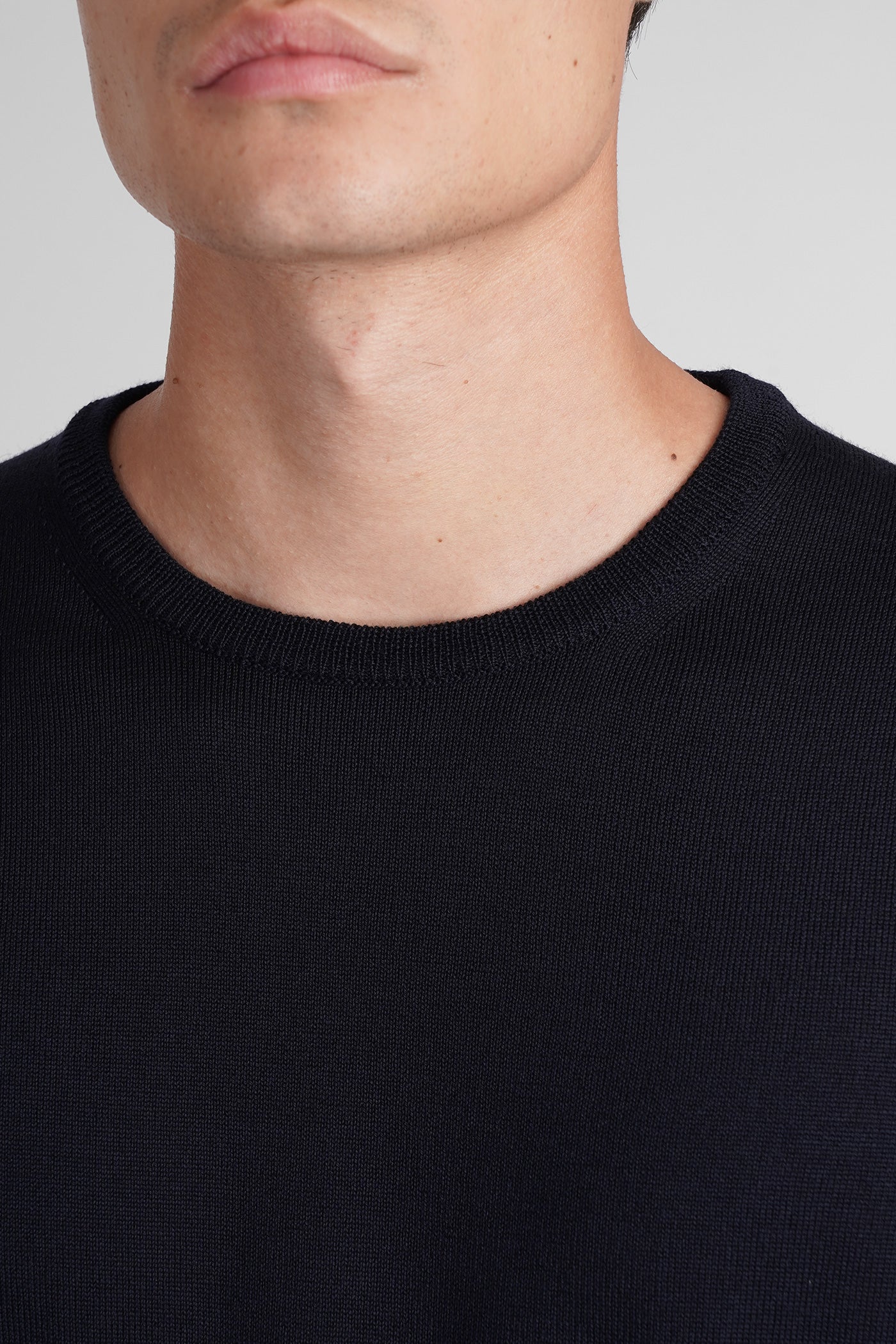 Knitwear in blue wool - Image 5