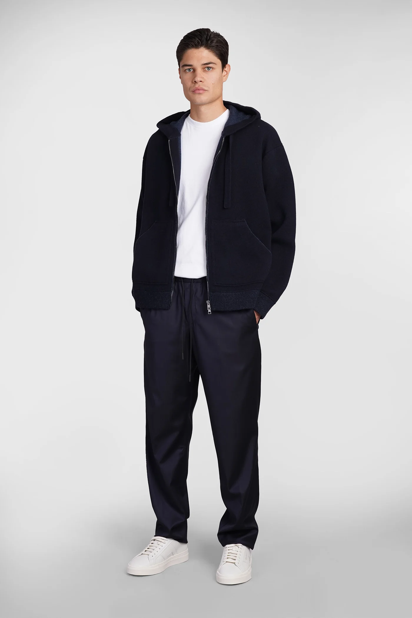 Knitwear in blue wool - Image 2