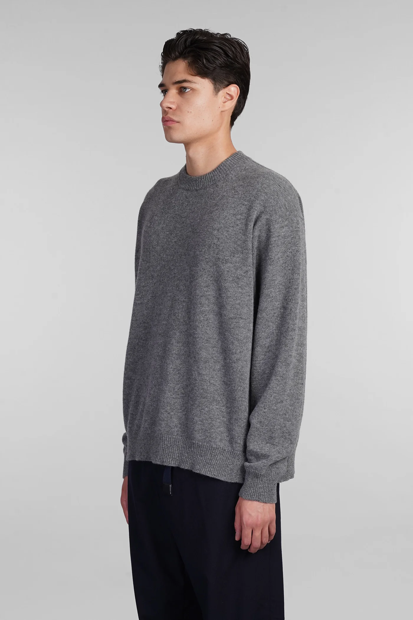 Knitwear in grey wool - Image 4