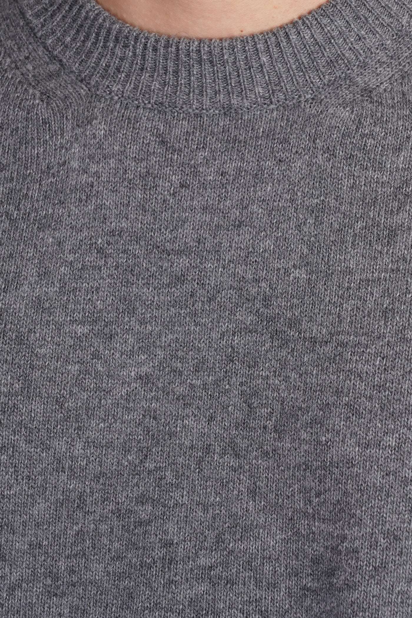Knitwear in grey wool - Image 5