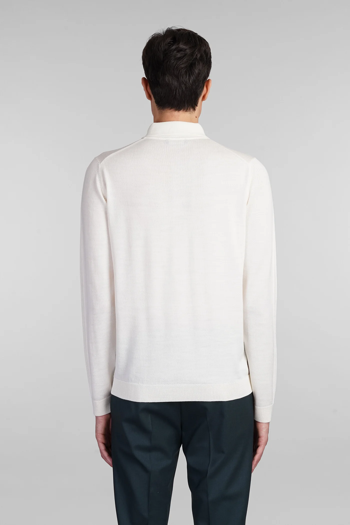 Polo in beige wool - Image 3