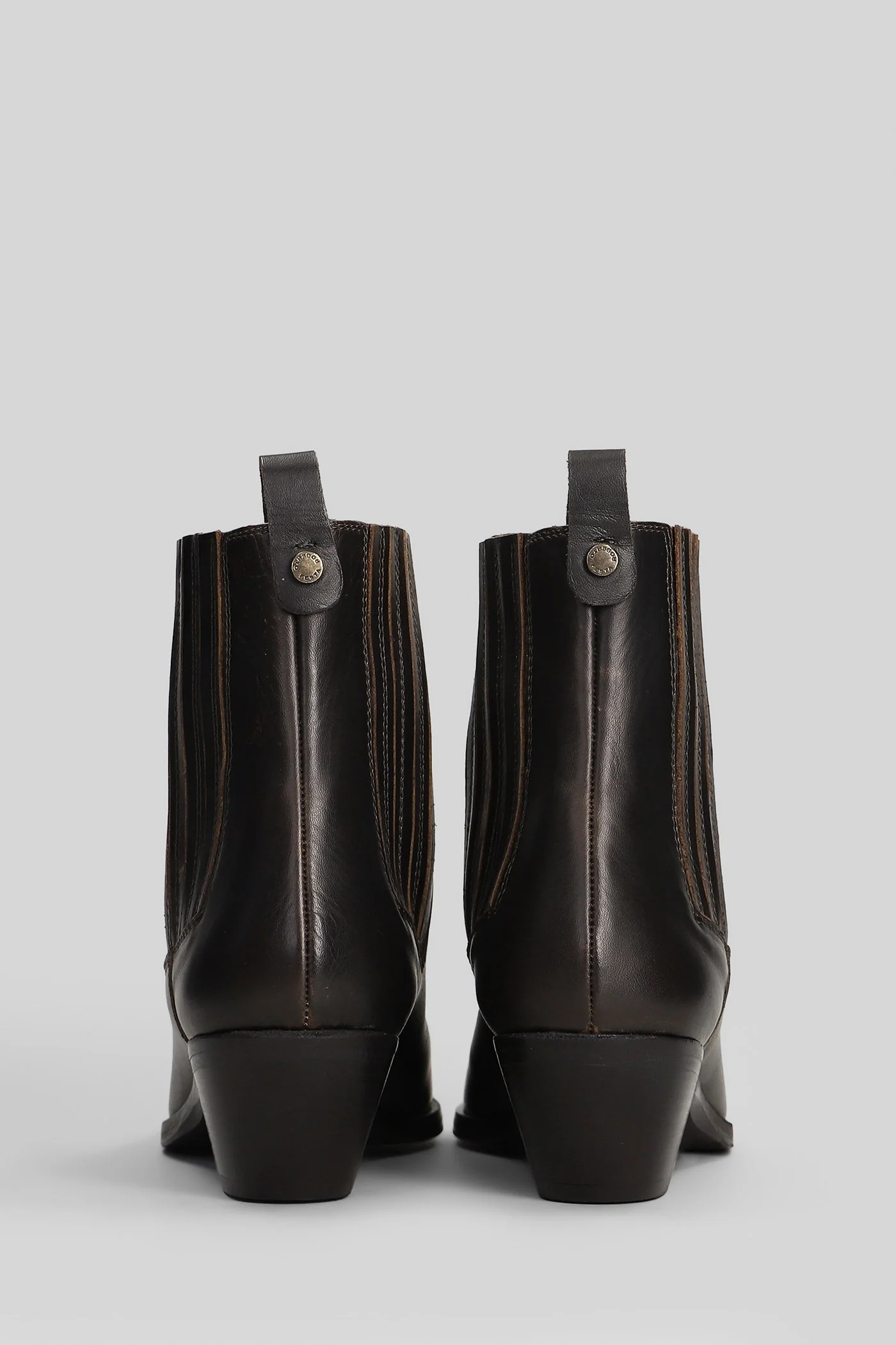 Aurea texan Ankle boots in brown leather - Image 4
