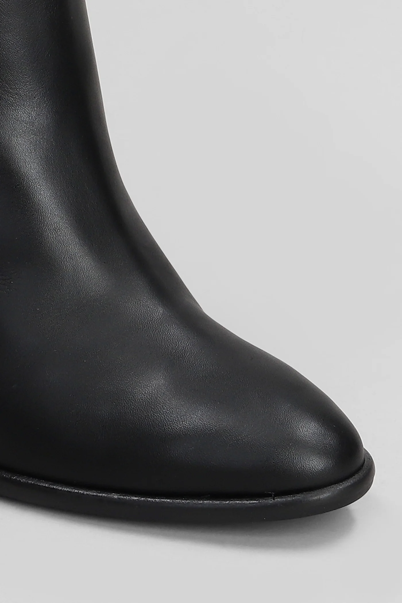 Boras High heels Ankle boots in black leather - Image 5
