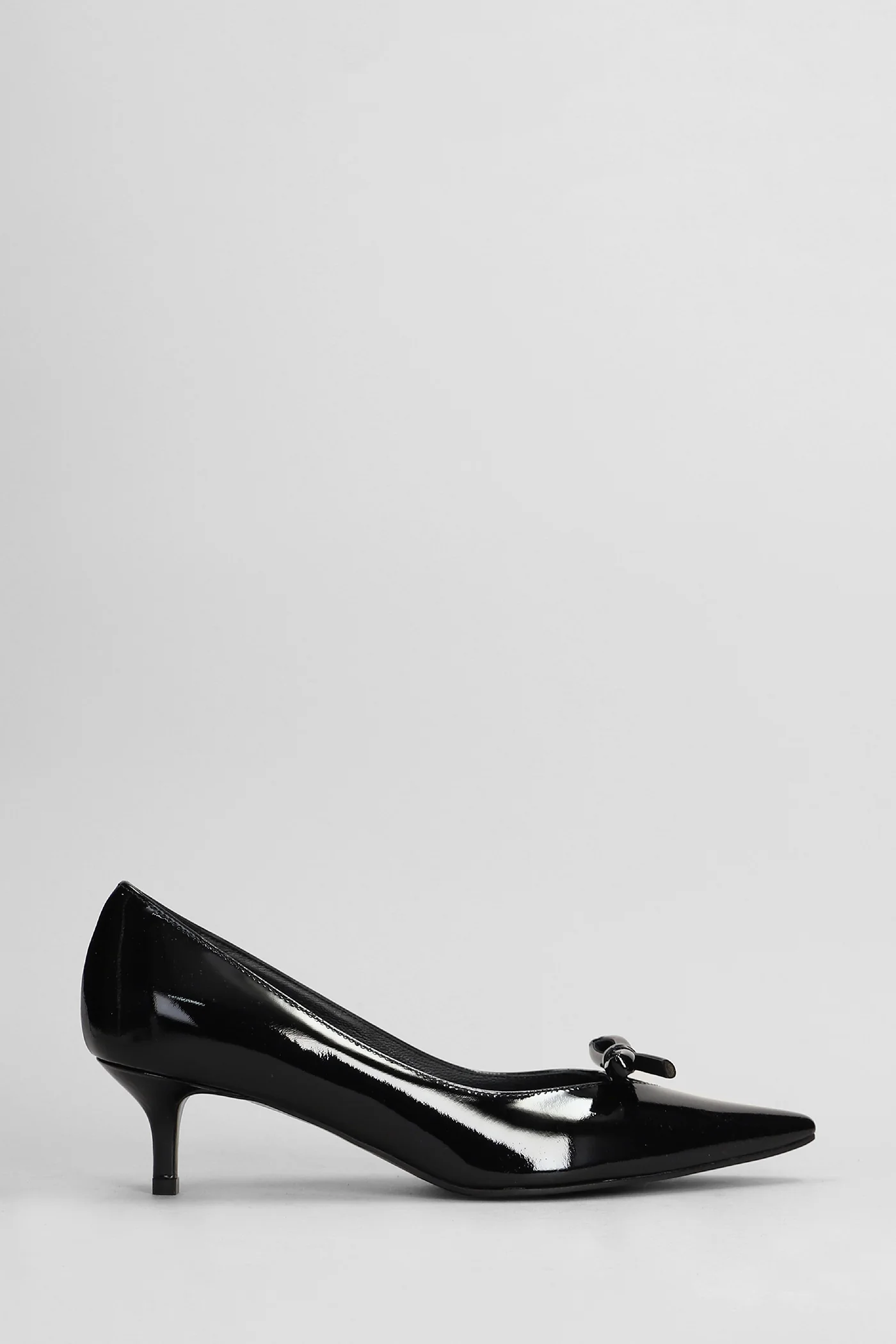 David Pumps in black patent leather