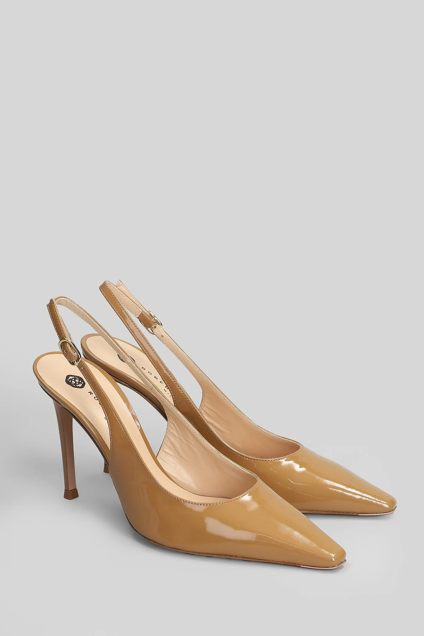 Klept Pumps in Camel patent leather - Image 2