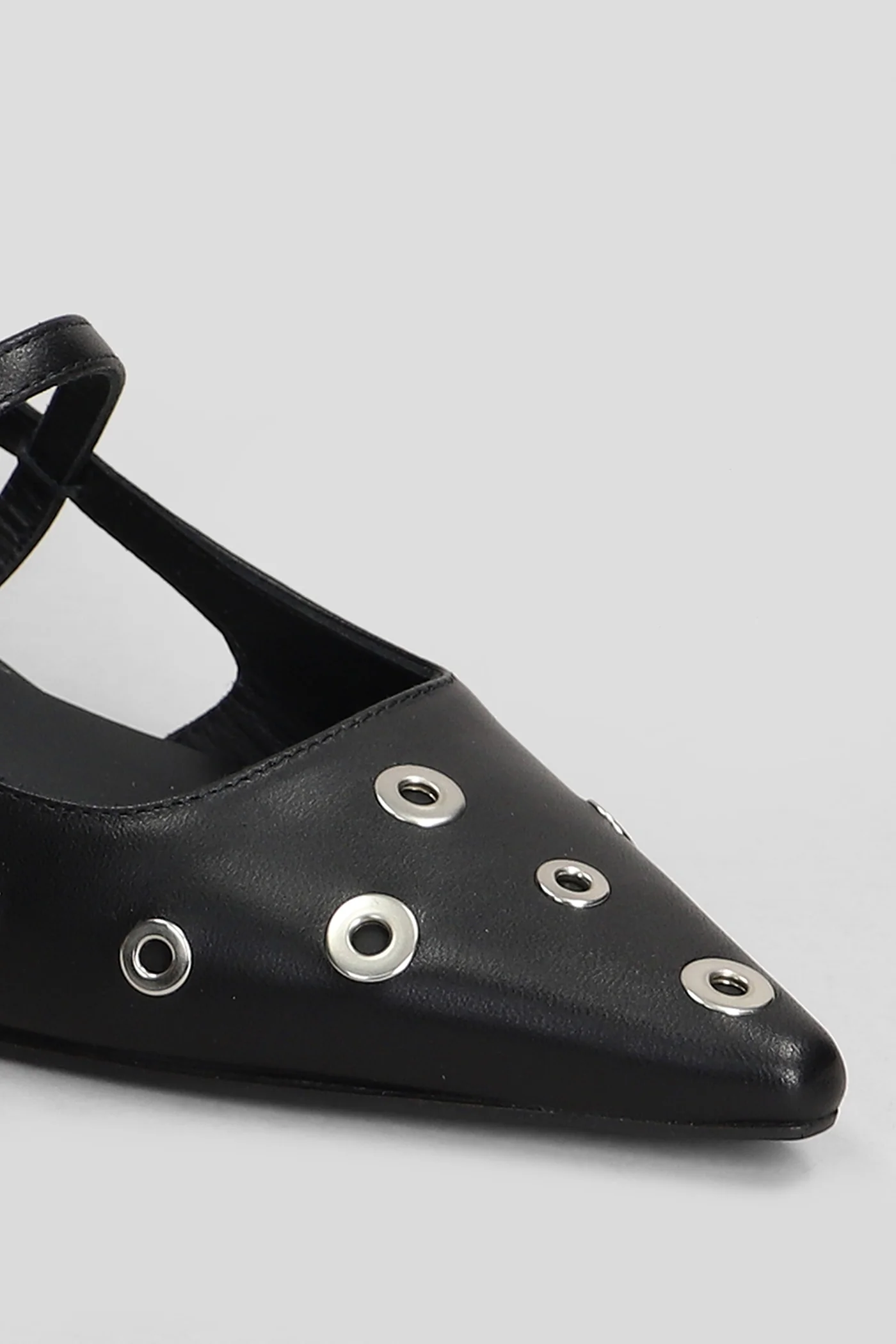 Punk Pumps in black leather - Image 5
