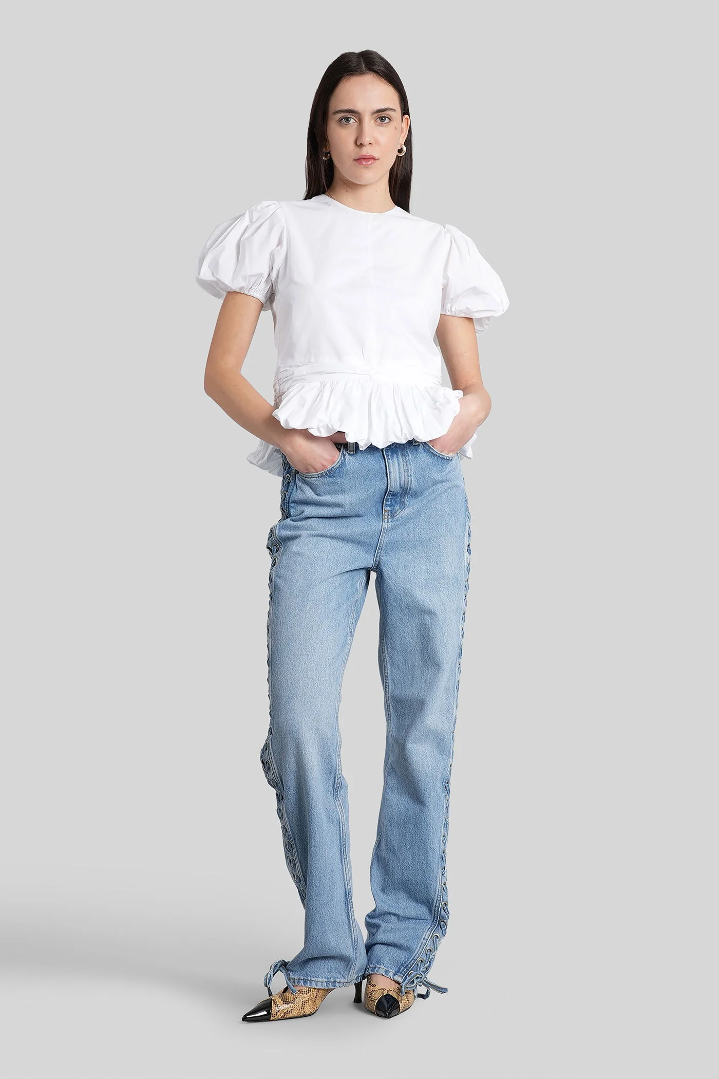 Jeans in blue denim - Image 2