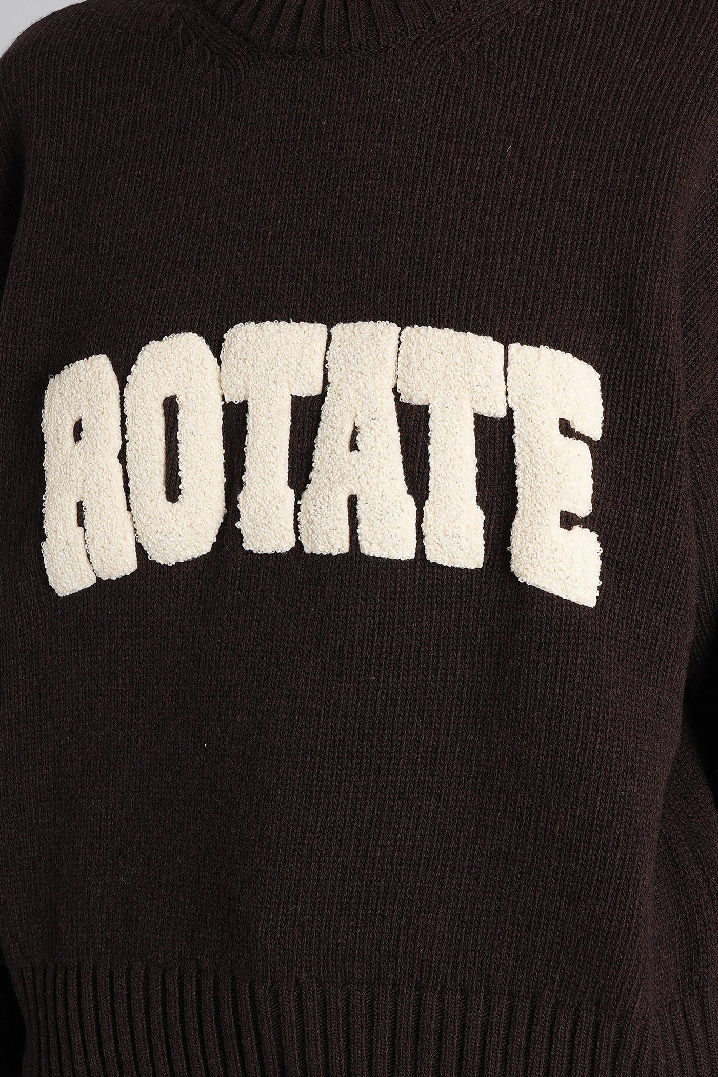 Knitwear in brown wool - Image 5