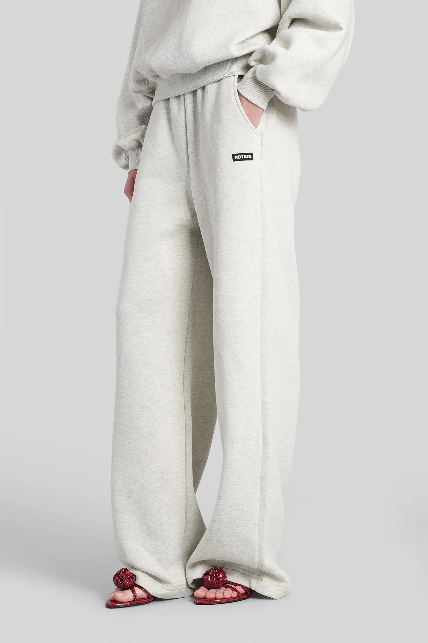 Pants in grey cotton - Image 4