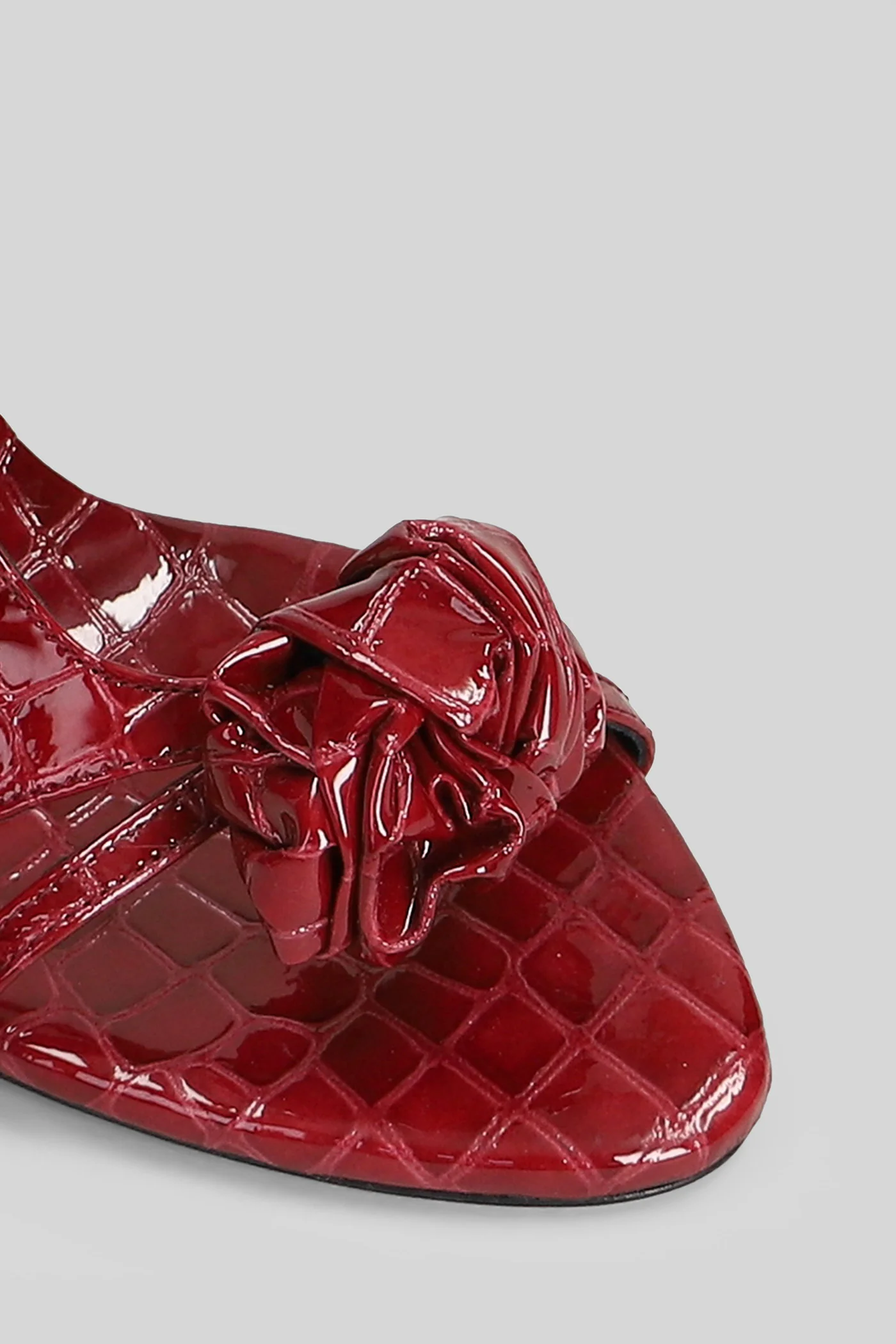 Sandals in red leather - Image 5