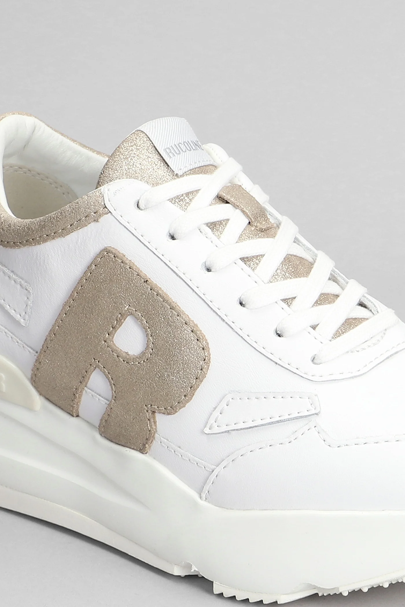 R-Evolve Sneakers in white leather - Image 5