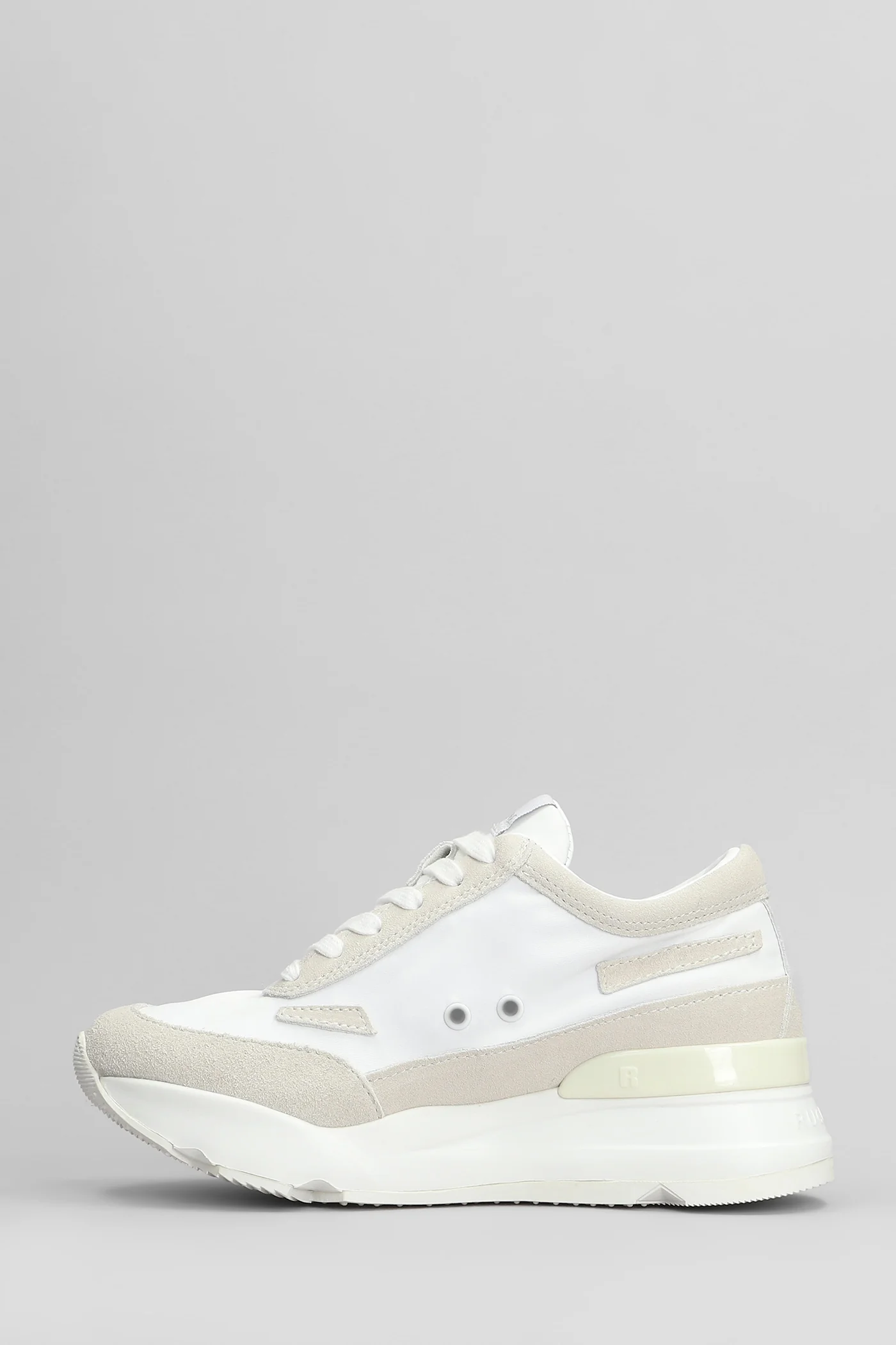 R-Evolve Sneakers in white nylon - Image 3