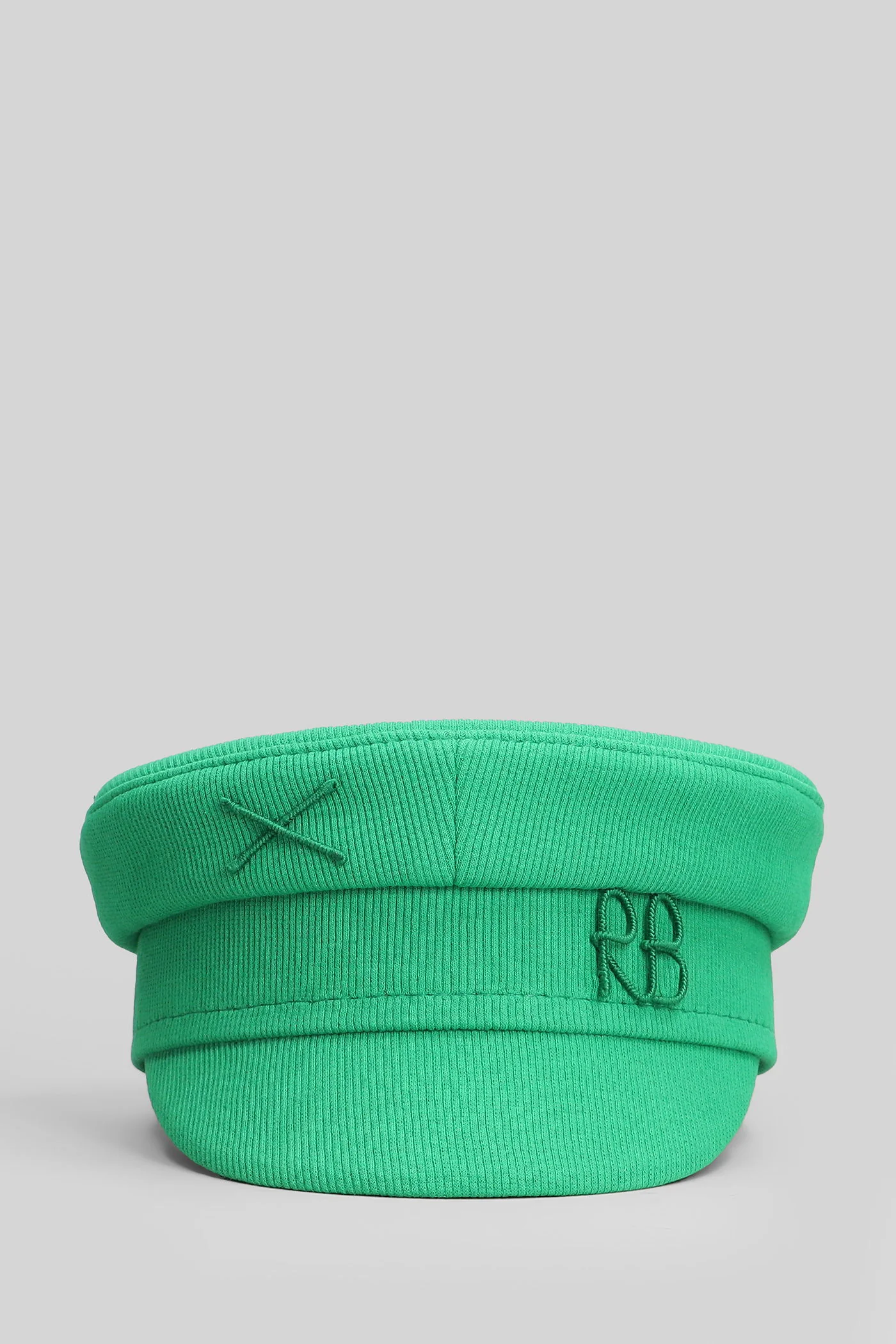 Baker boy Hats in green cotton