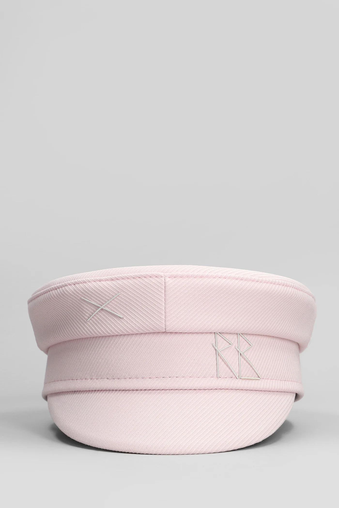 Baker Boy Hats in rose-pink cotton