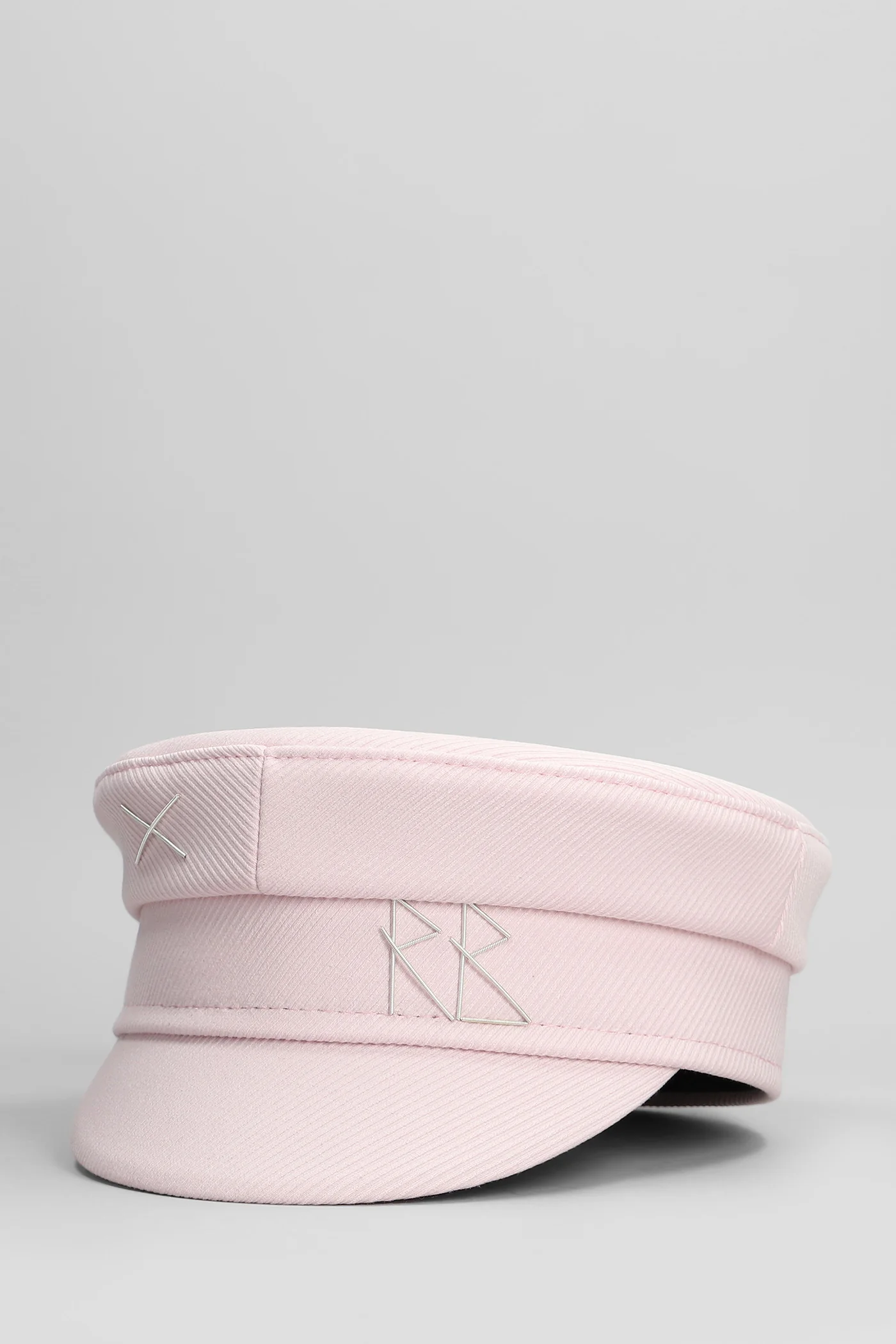Baker Boy Hats in rose-pink cotton - Image 2