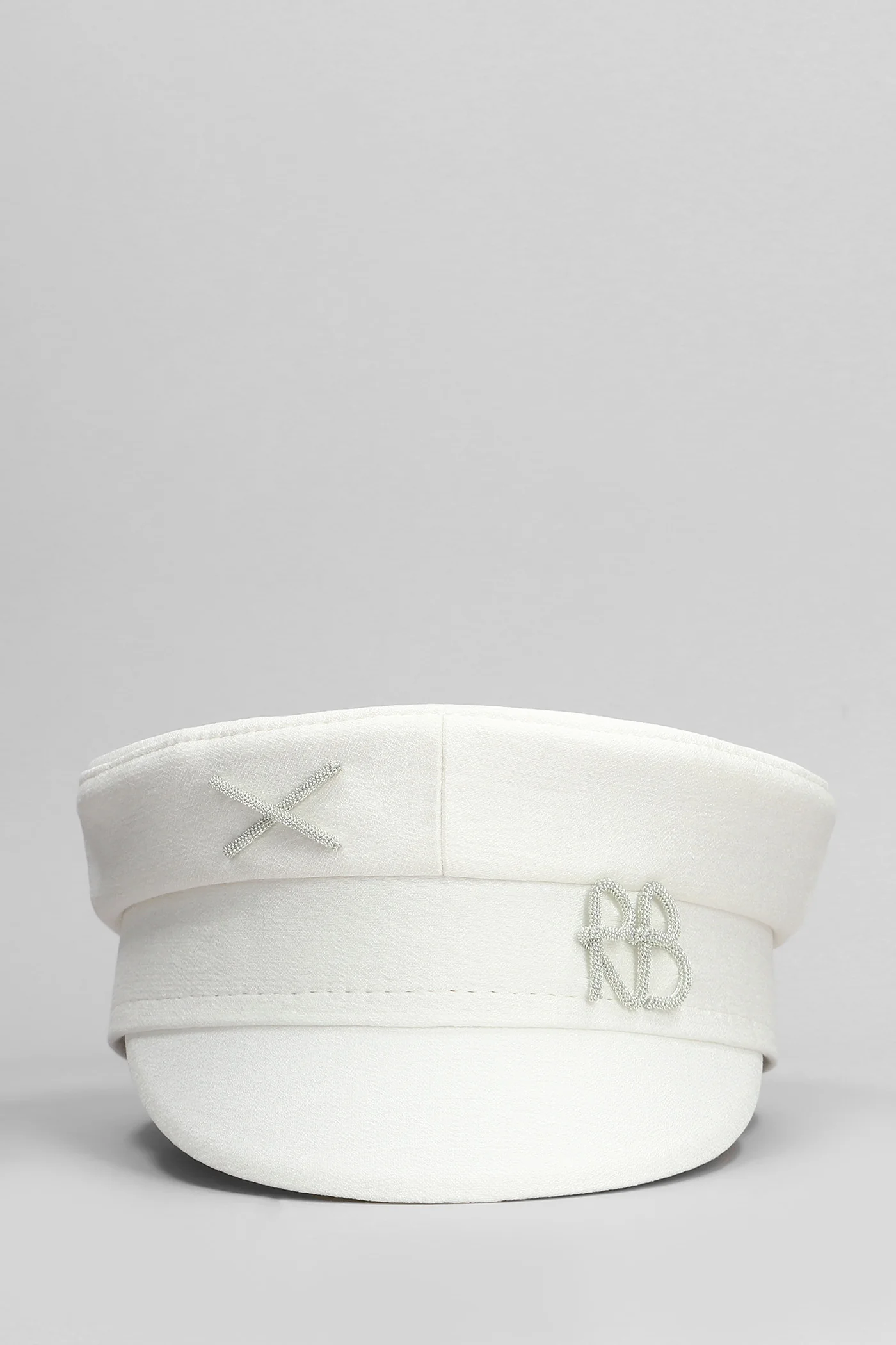 Baker Boy Hats in white viscose