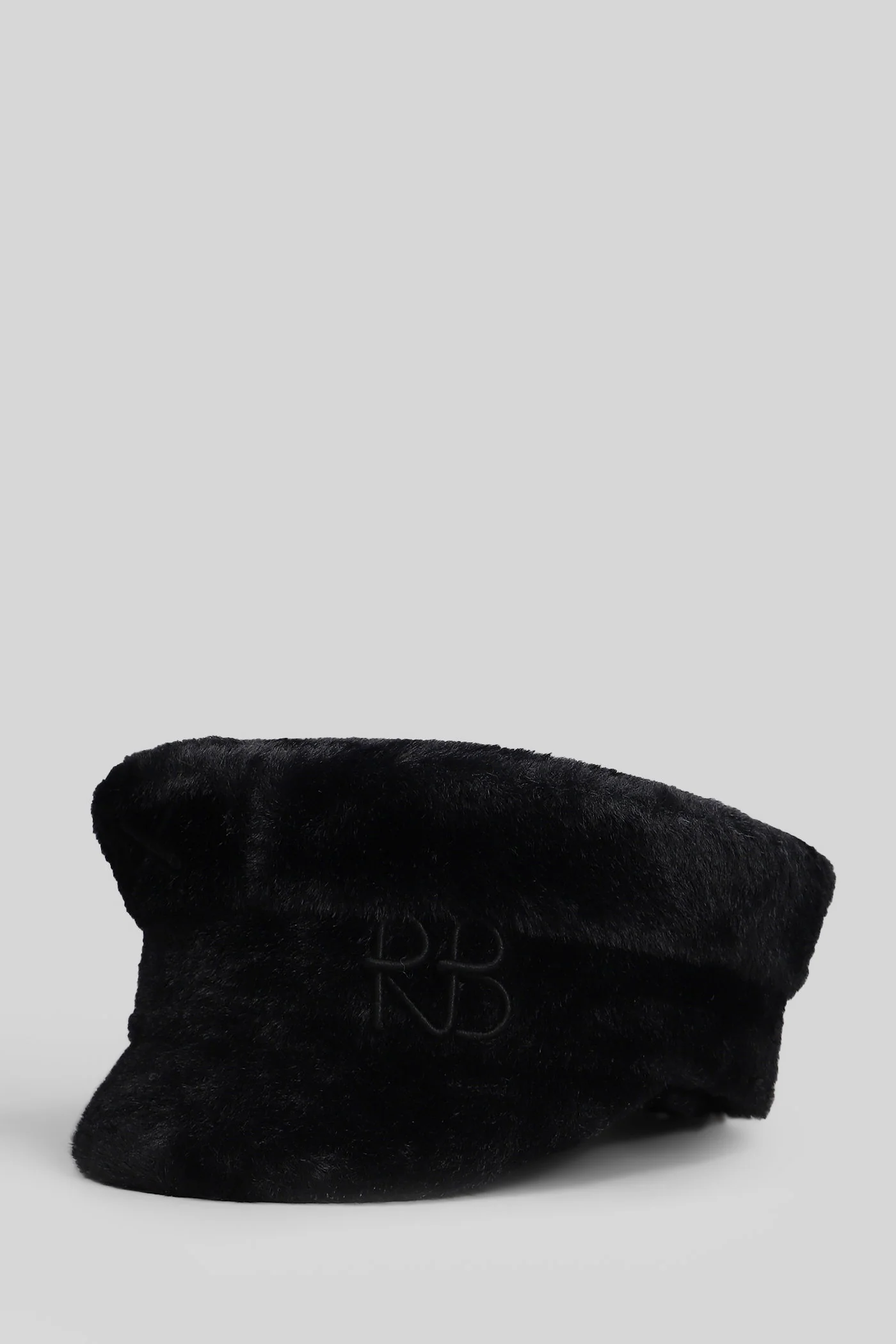 Hats in black polyester - Image 2