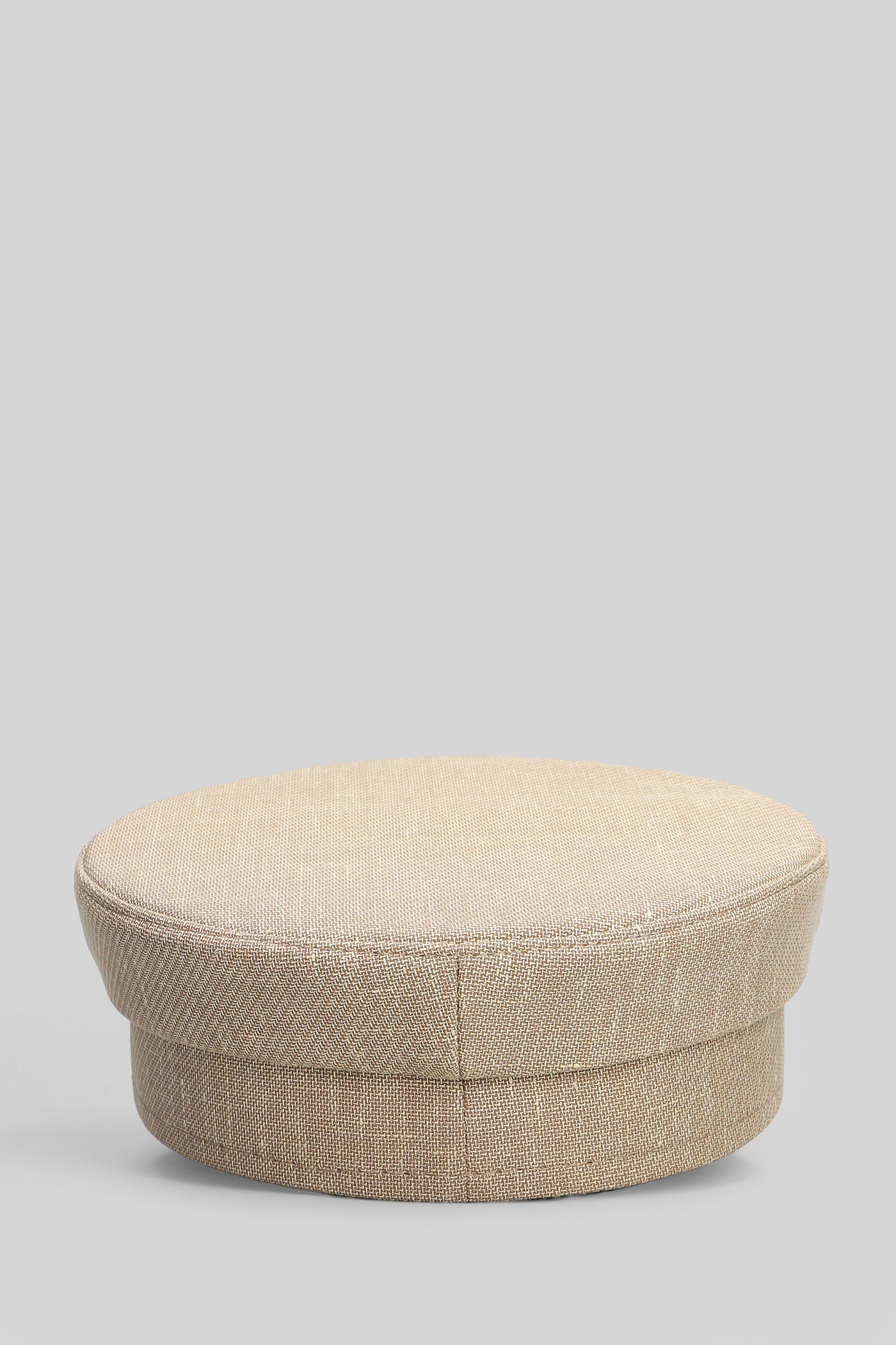 Logo embr baker boy Hats in beige cotton - Image 3