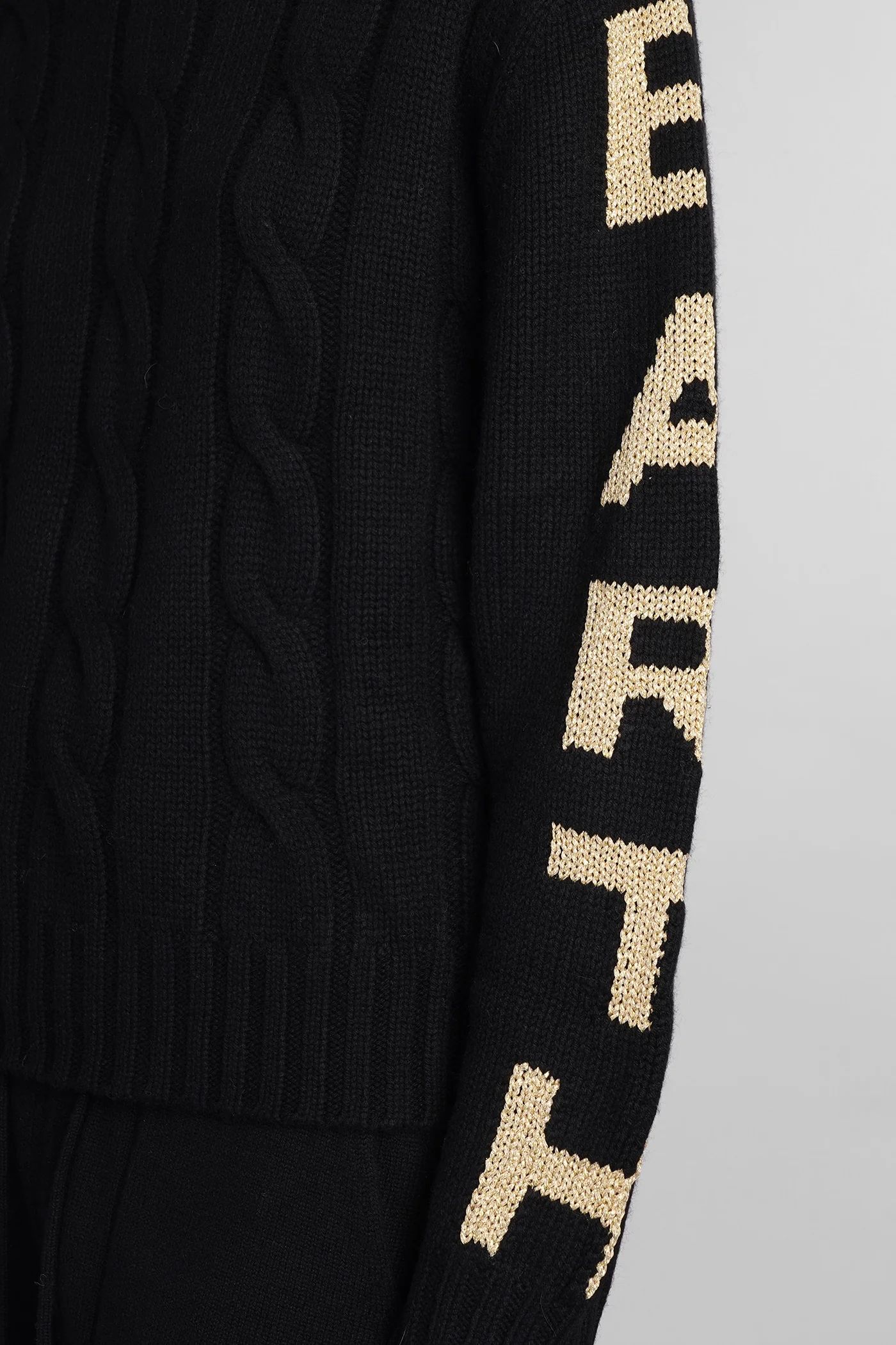 Adler Knitwear in black wool - Image 5