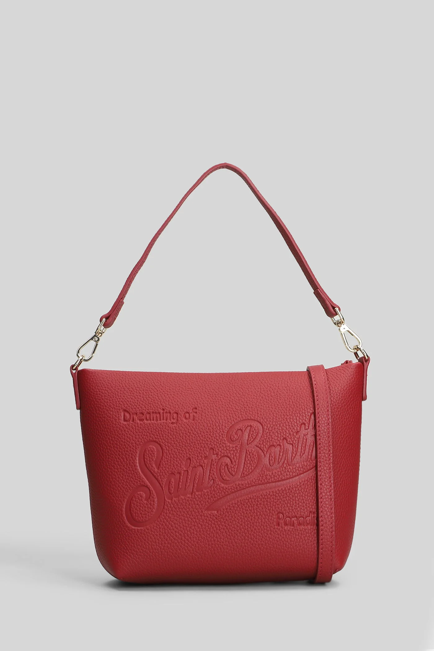 Aline bag Clutch in bordeaux leather