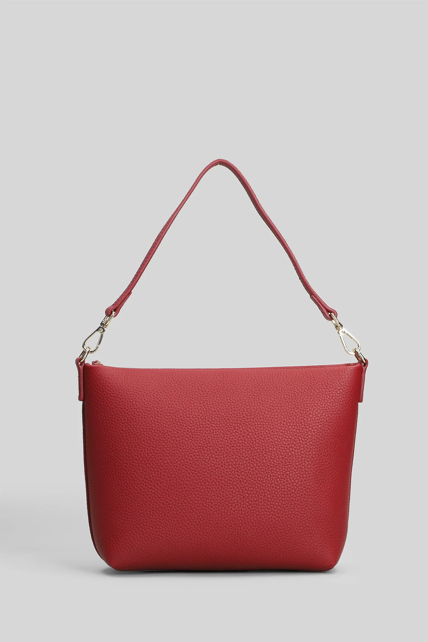 Aline bag Clutch in bordeaux leather - Image 3