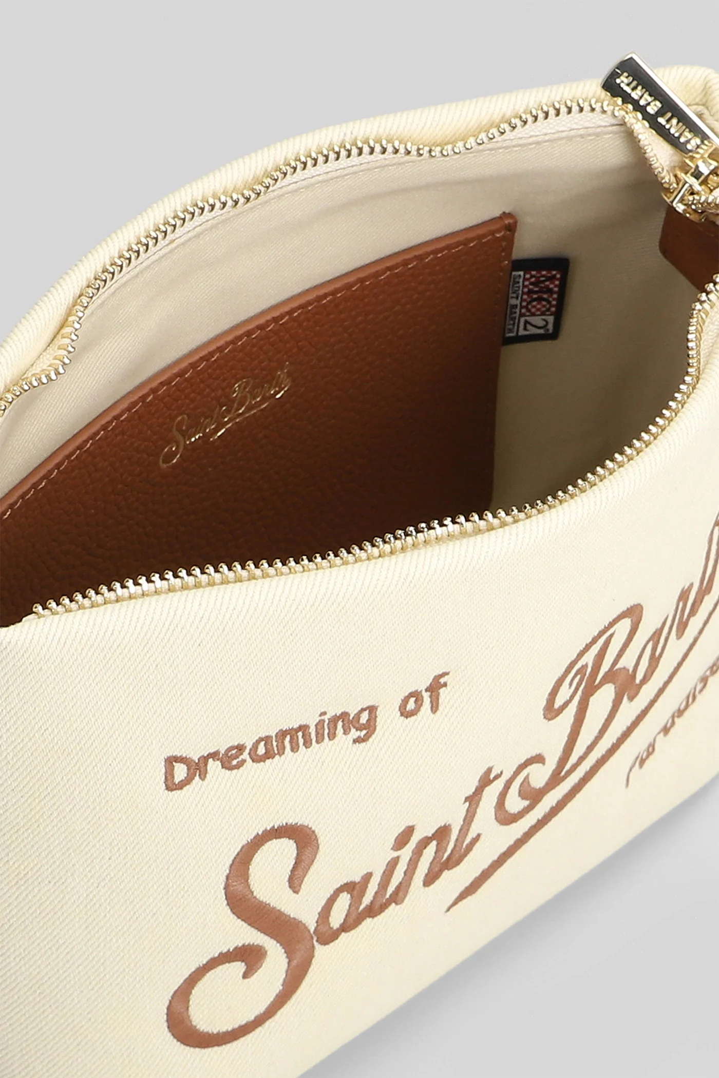 Aline Bag Shoulder bag in beige fabric - Image 4