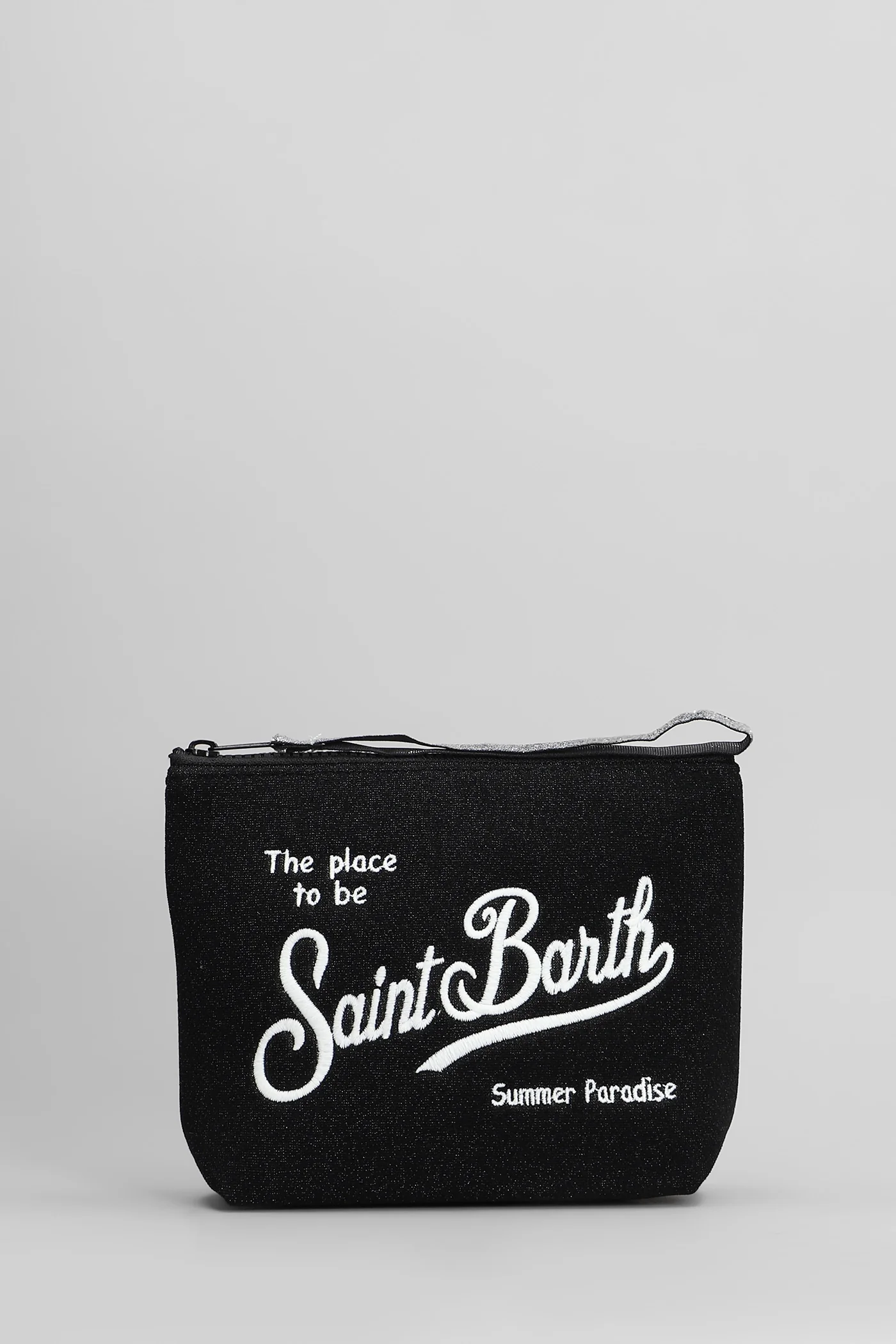Aline Clutch in black polyester