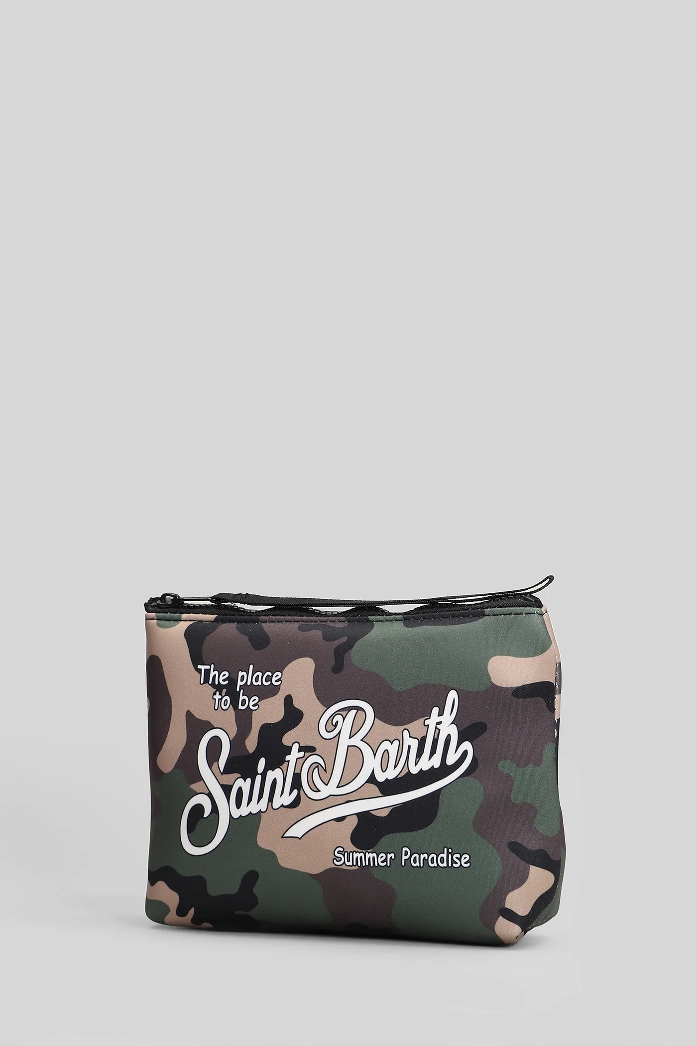 Aline Clutch in camouflage polyester - Image 2