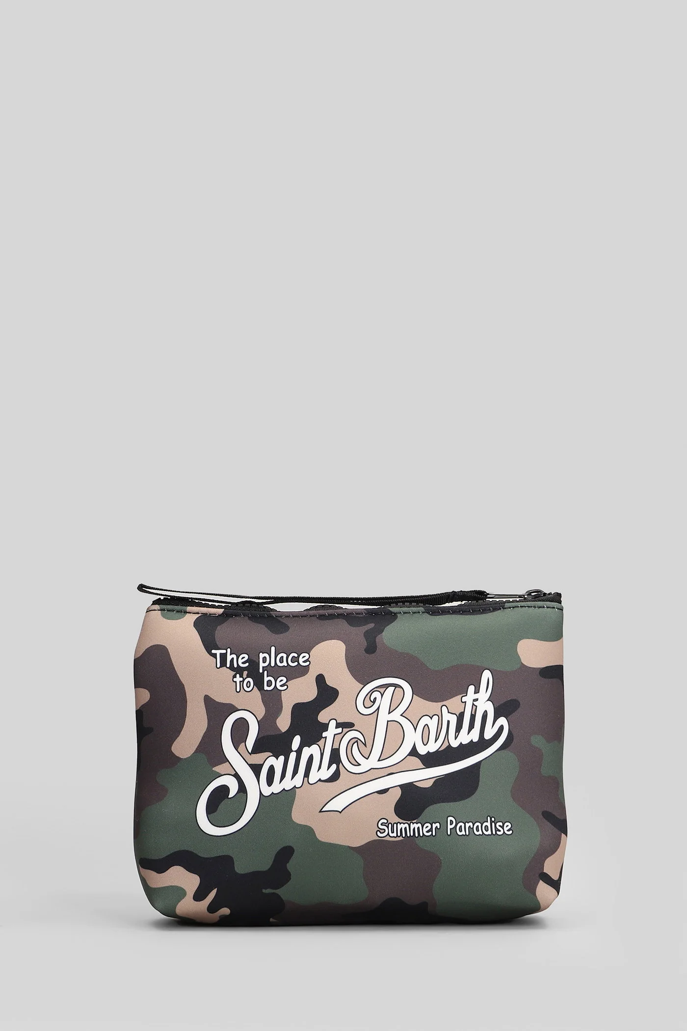 Aline Clutch in camouflage polyester - Image 3