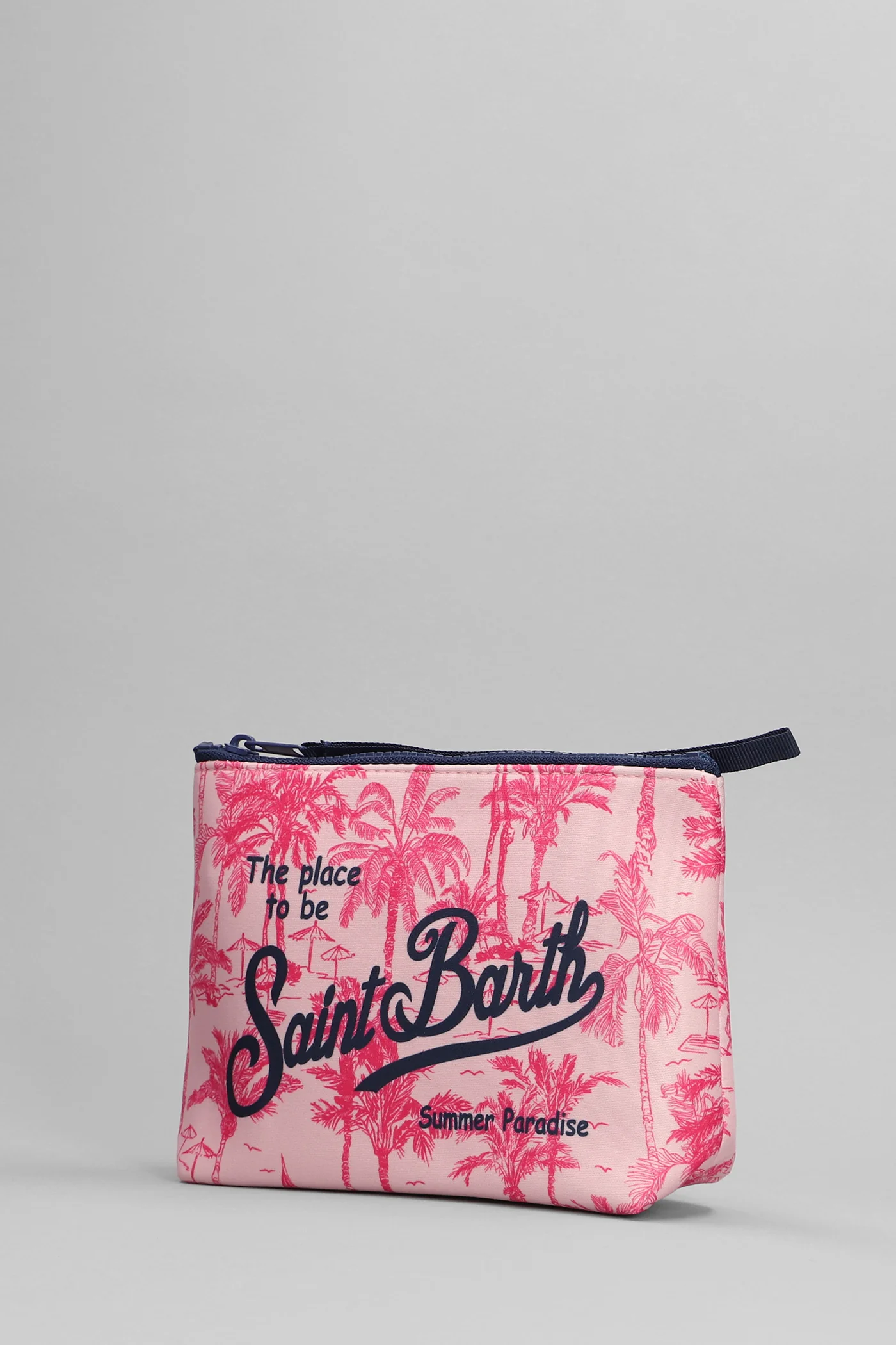 Aline Clutch in rose-pink Neoprene - Image 2